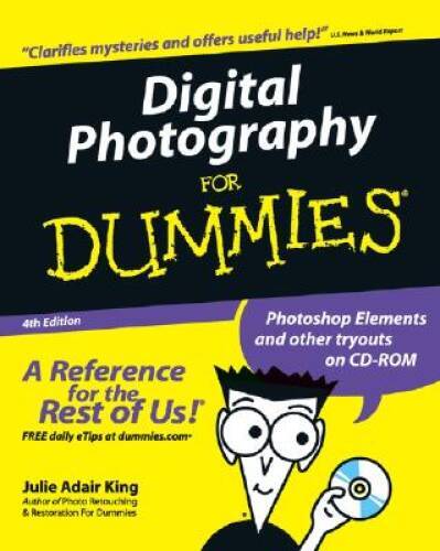 Digital Photography For Dummies (For Dummies (Computers)) – Paperback – GOOD