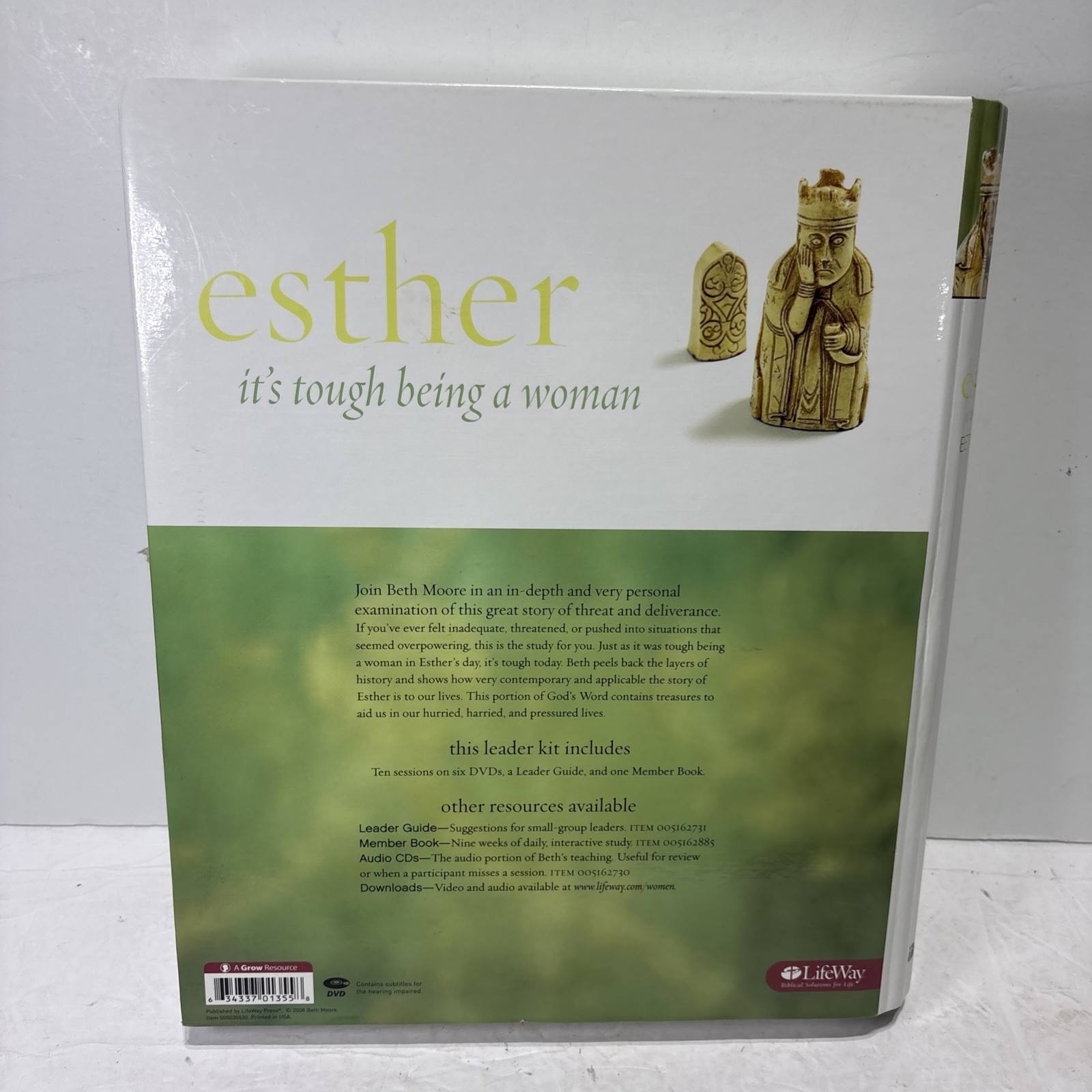 Esther It’s Tough Being a Woman 6 DVDs Leader Guide Workbooks Beth Moore LifeWay