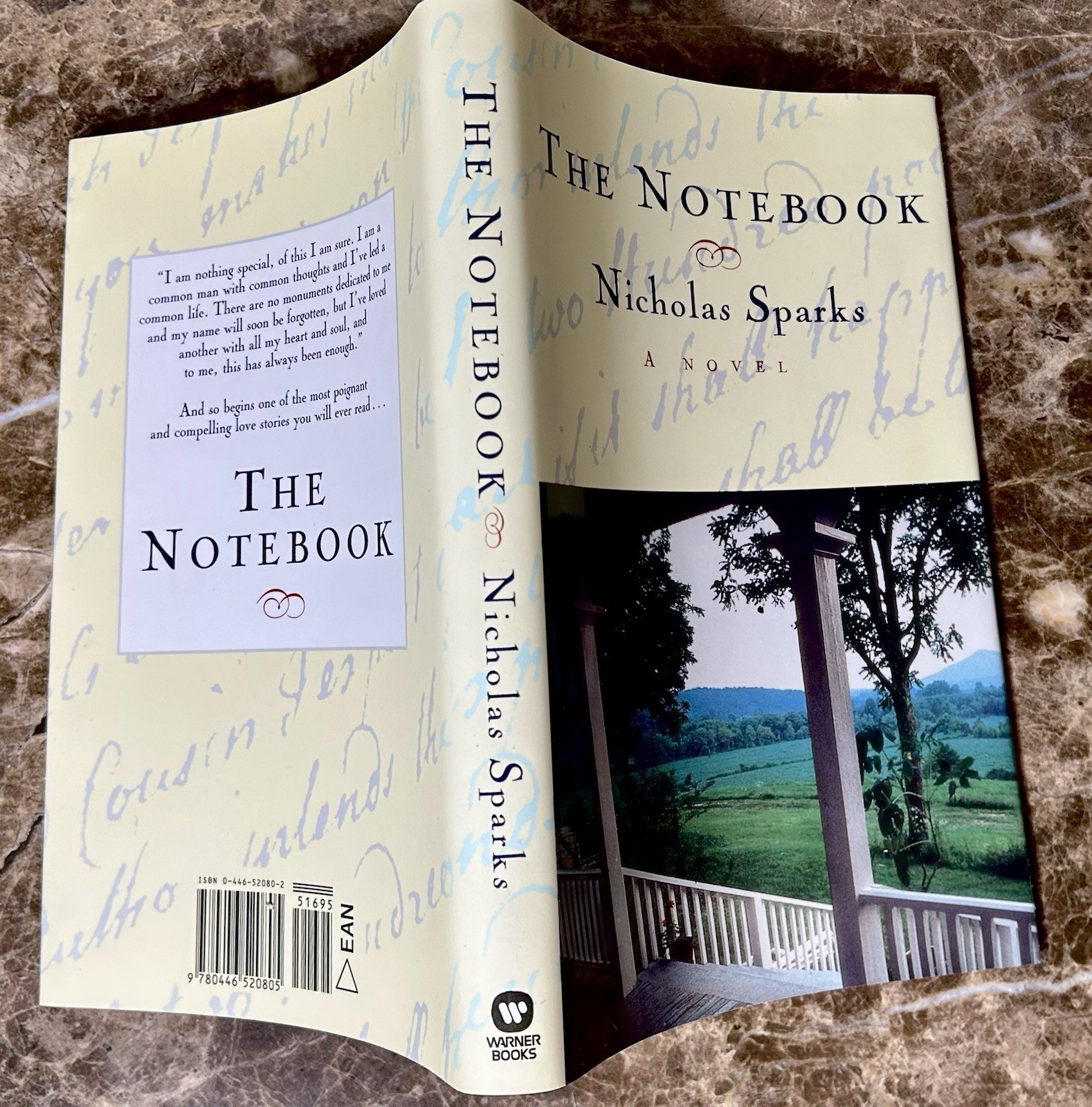 THE NOTEBOOK by Nicholas Sparks (1996, Hardcover) First Edition ~ First Printing