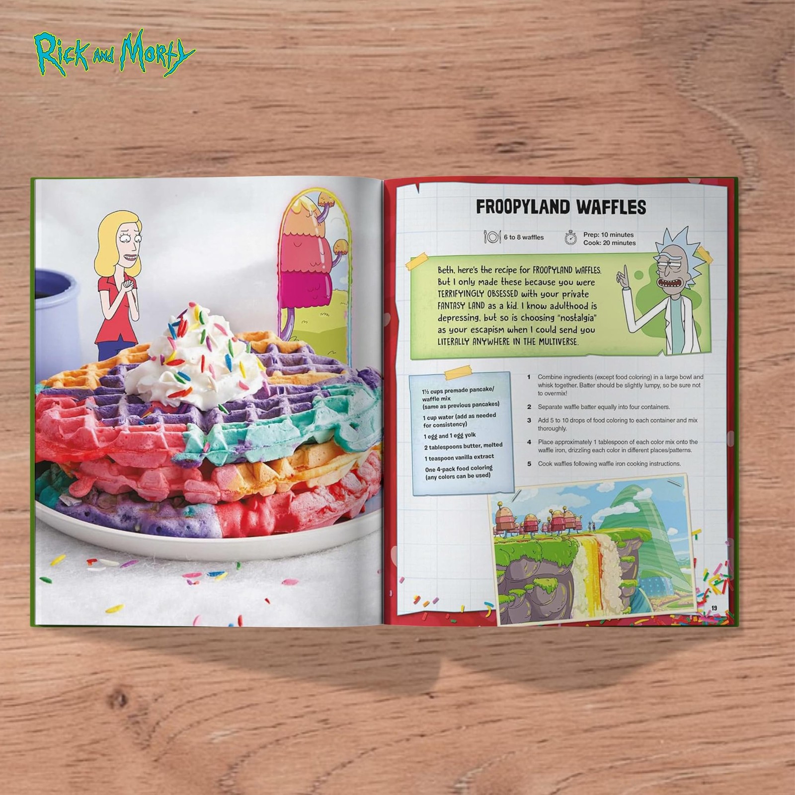 Rick and Morty: The Official Cookbook | 144 Pages