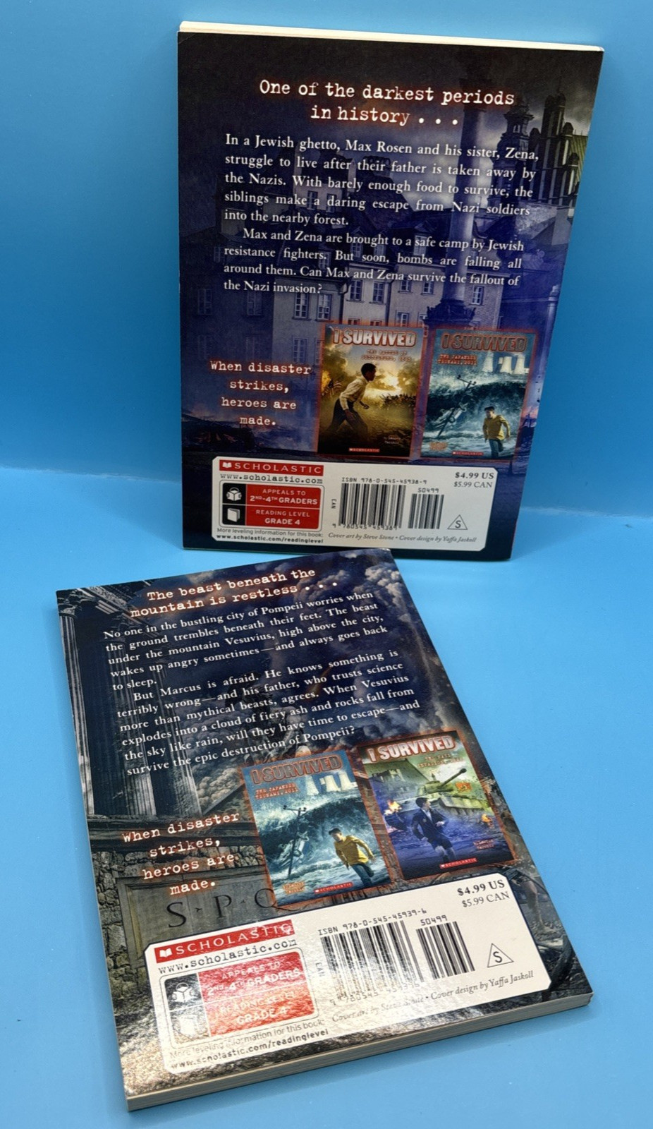 2010s Lot of 15 „I Survived“ Scholastic Chapter Paperback Books- New, Never Read