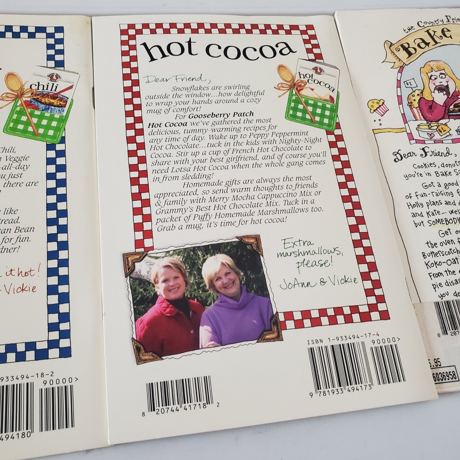 Gooseberry Patch Classics Cookbooklet Lot of 6 Chicken Pies Chili Hot Cocoa