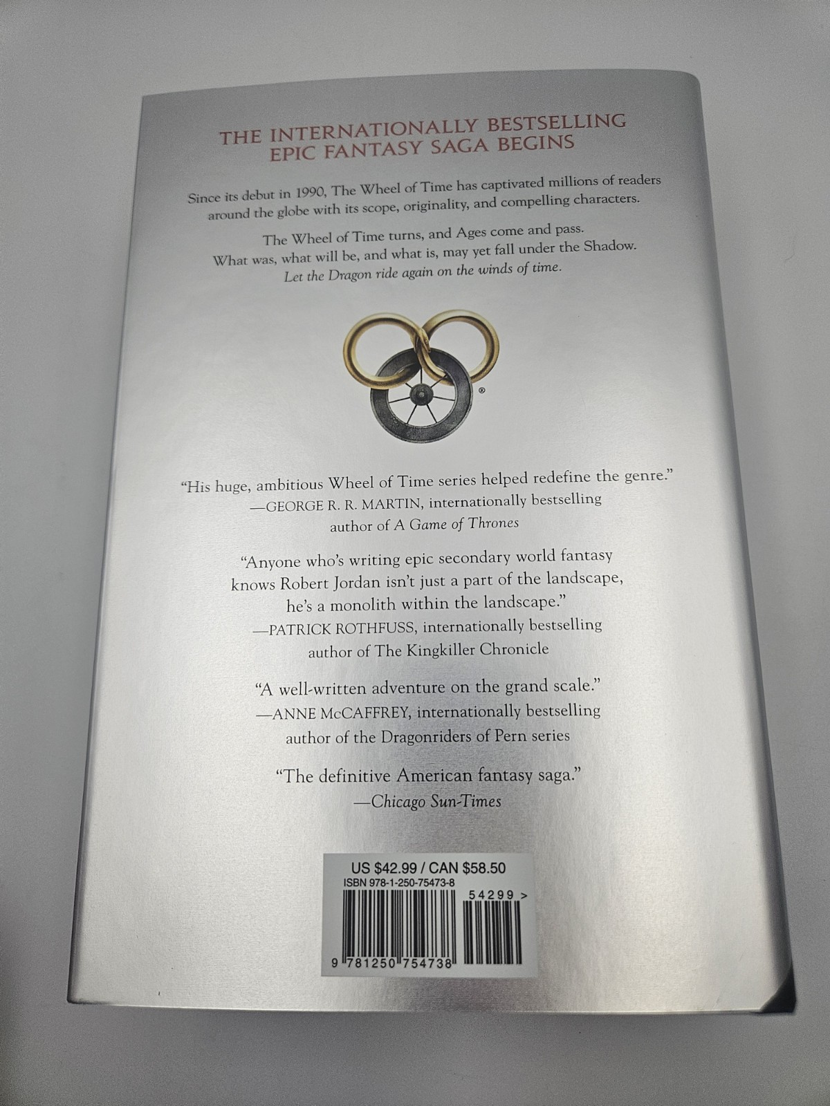 The Wheel of Time: The Eye of The World 30th Anniversary Edition Hardback Book