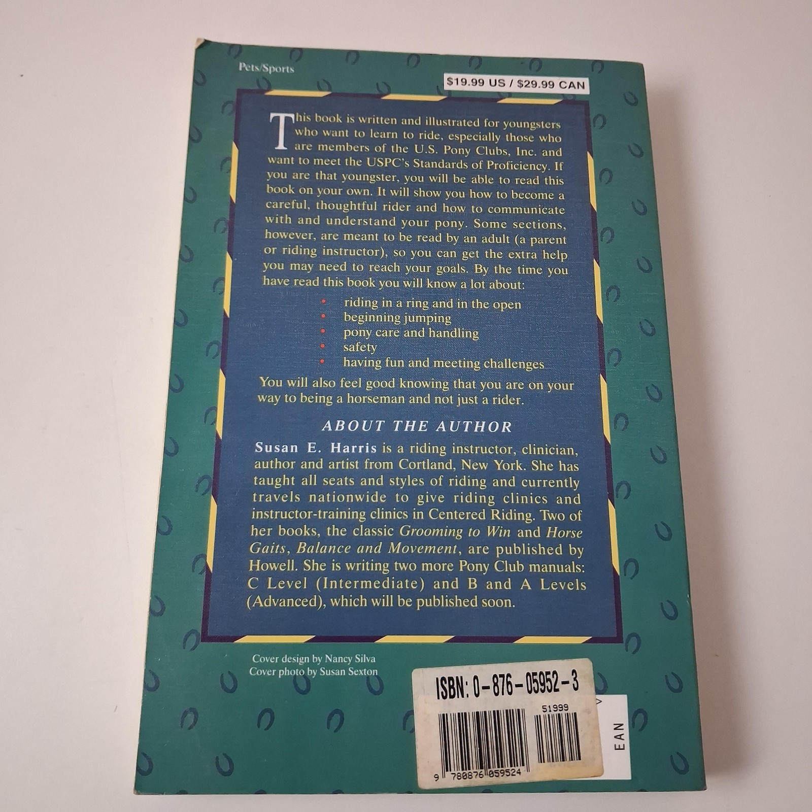 United States Pony Club Manual Of Horsemanship Susan E Harris Howell PB 1994