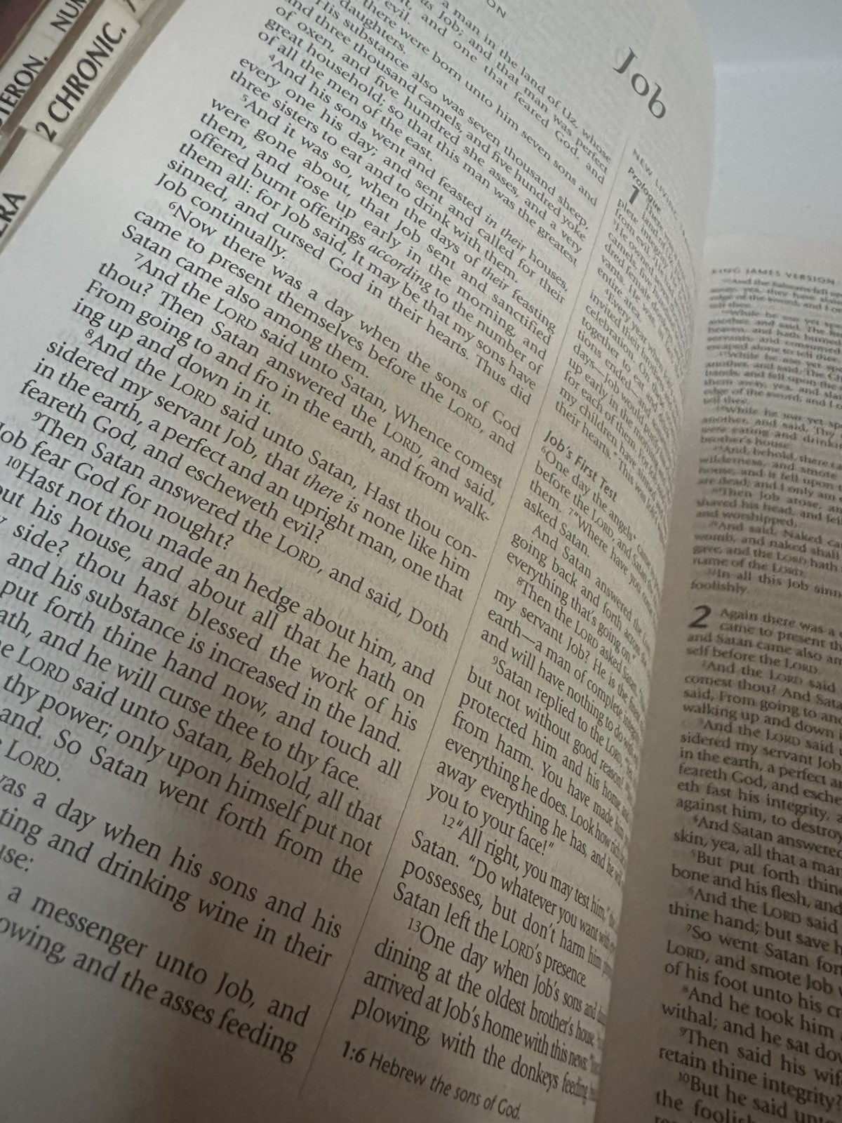 Holy Bible TBN Parallel Edition King James Version and New Living Translation