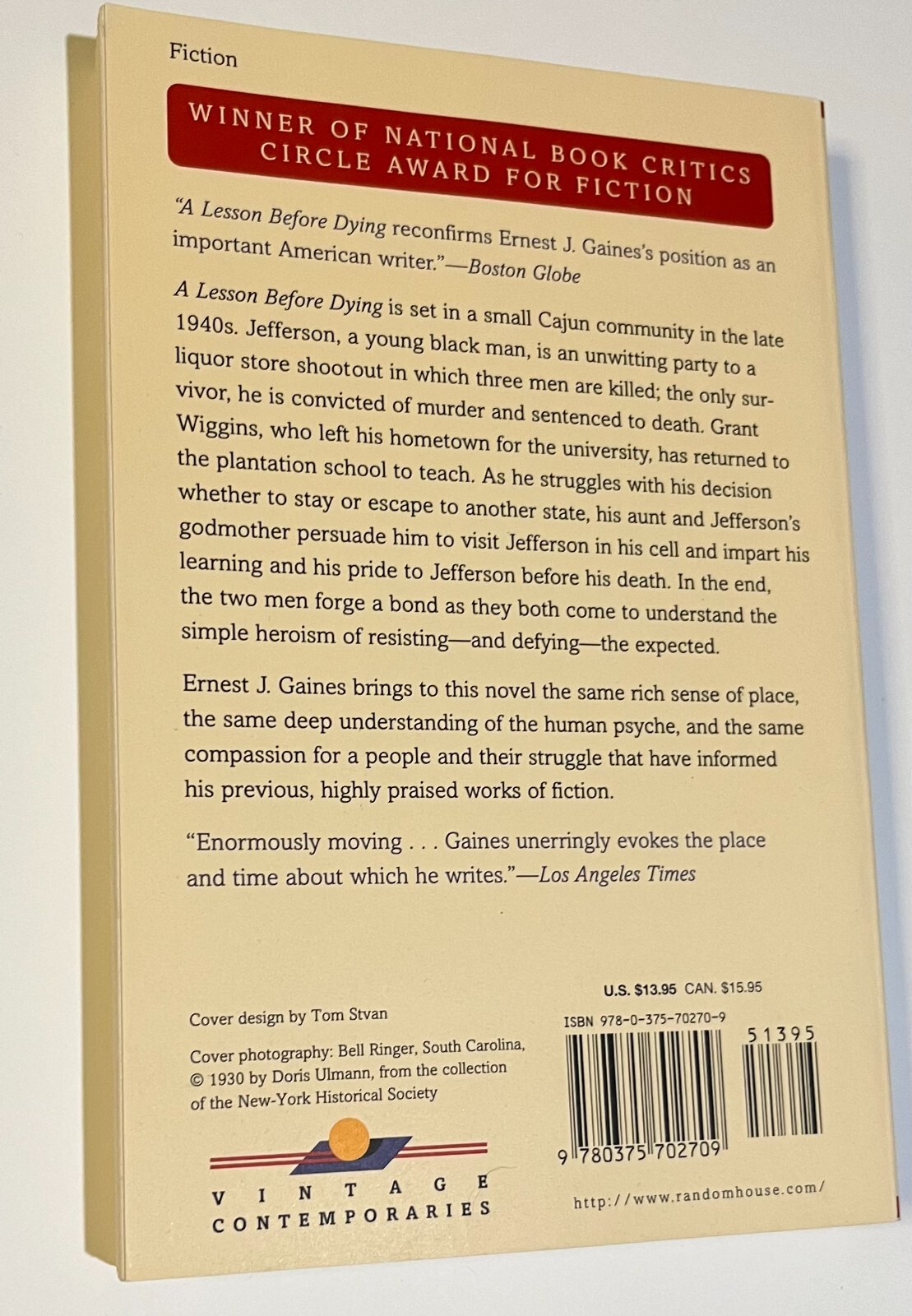 Ernest J. Gaines A Lesson Before Dying