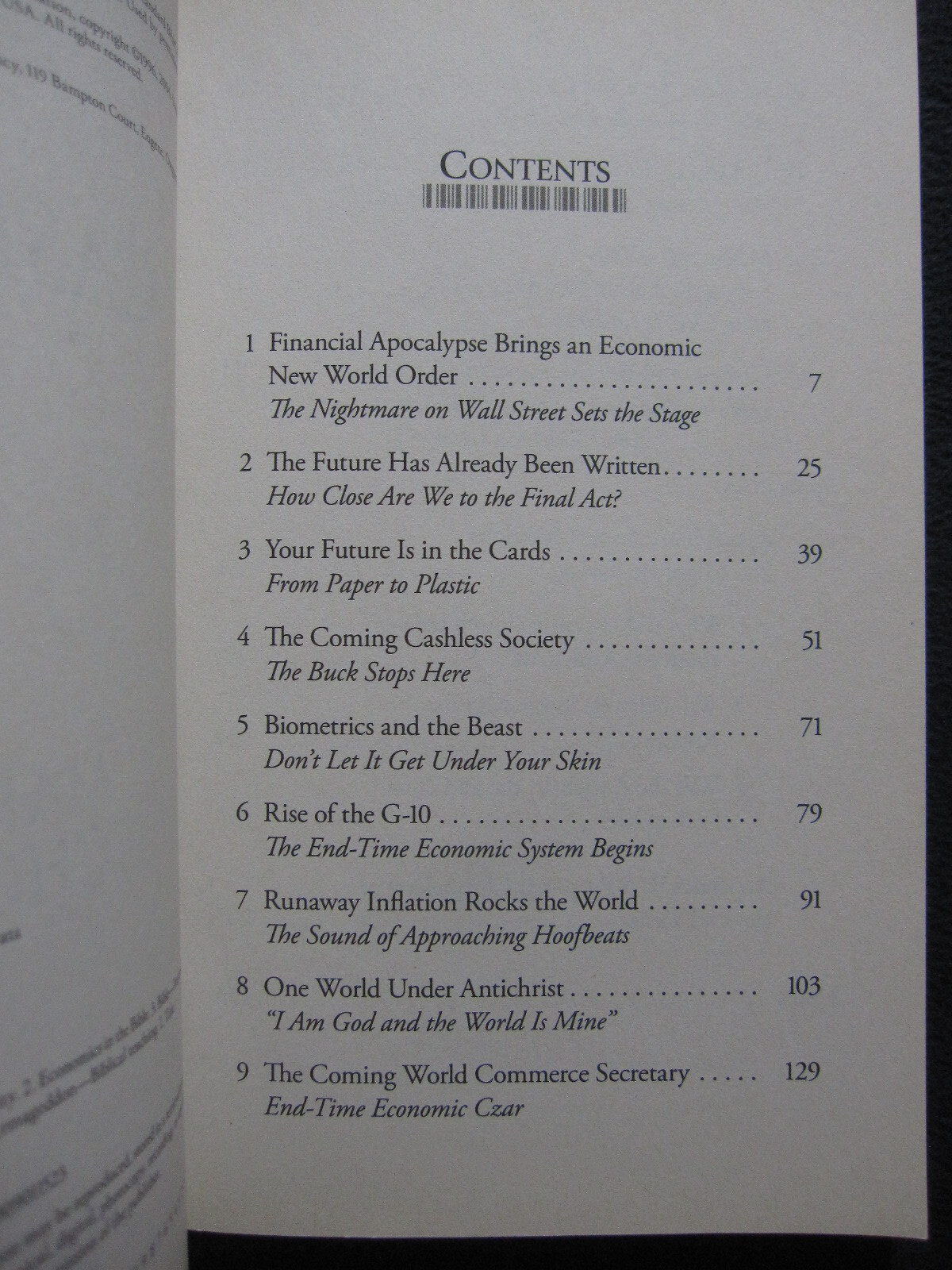 Cashless: Bible Prophecy, Economic Chaos, and the Future Financial Order Hitch..
