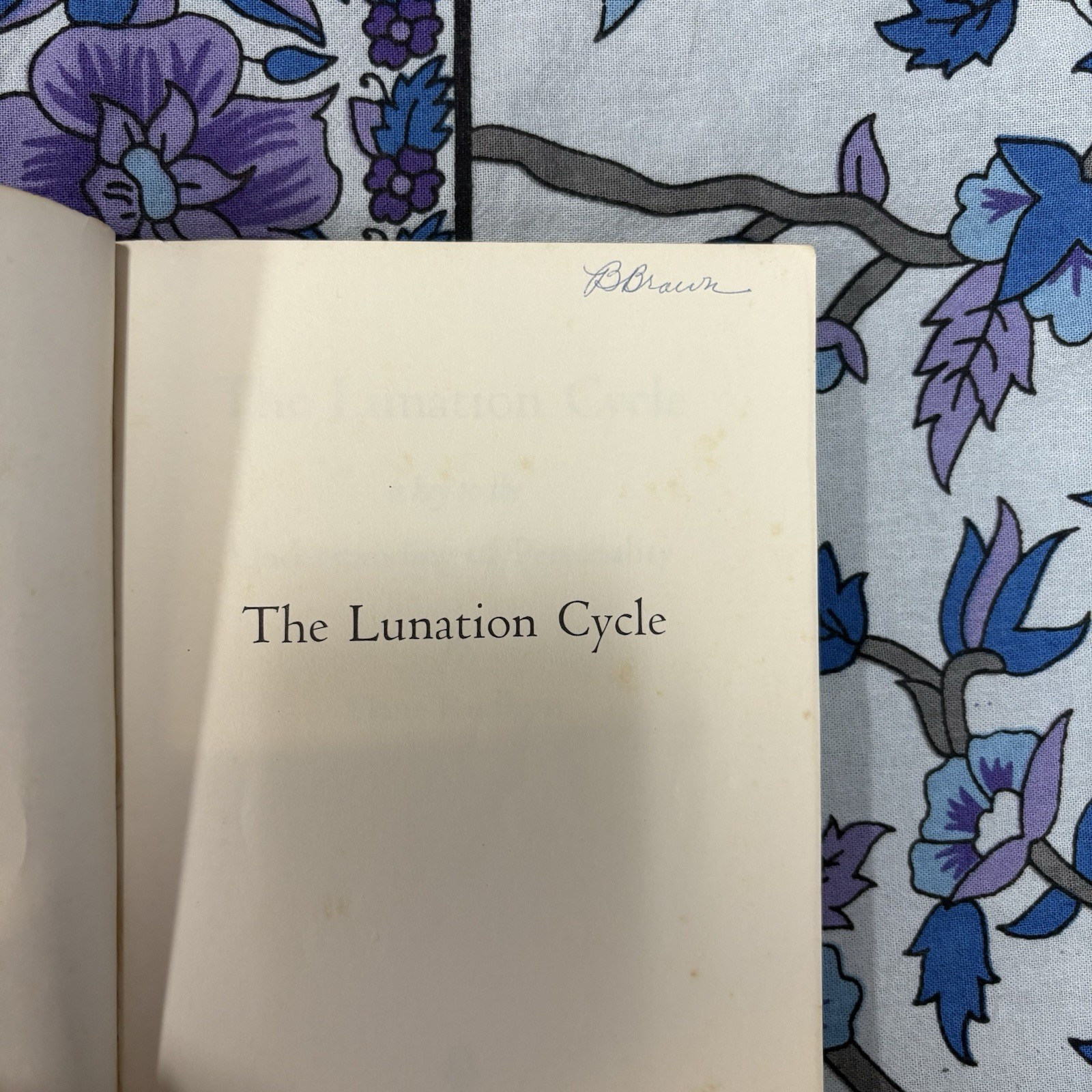 Lunation Cycle by Dane Rudhyar 1971 Paperback Astrology Spirituality Rare
