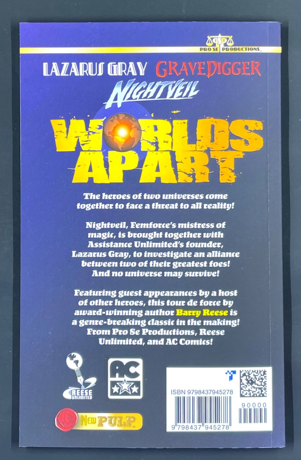 Worlds Apart – Barry Reese Nightveil TPB Femforce NEW NM Ready to Ship