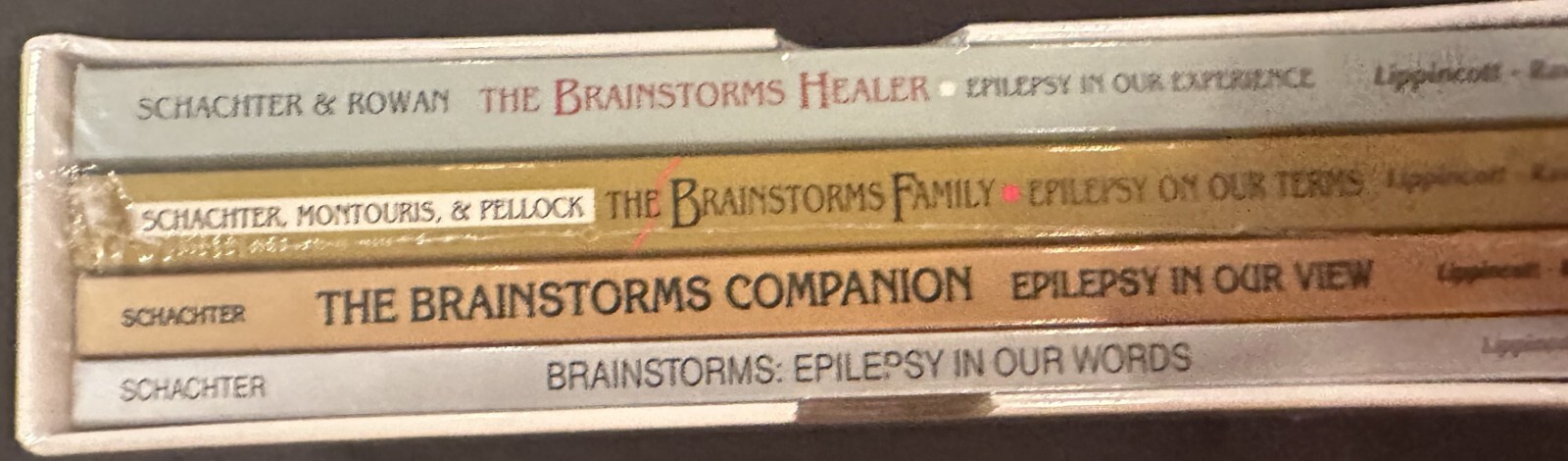 The Brainstorms Series – Steven C. Schachter, M.D. NEW in Shrinkwrap 4 Volumes