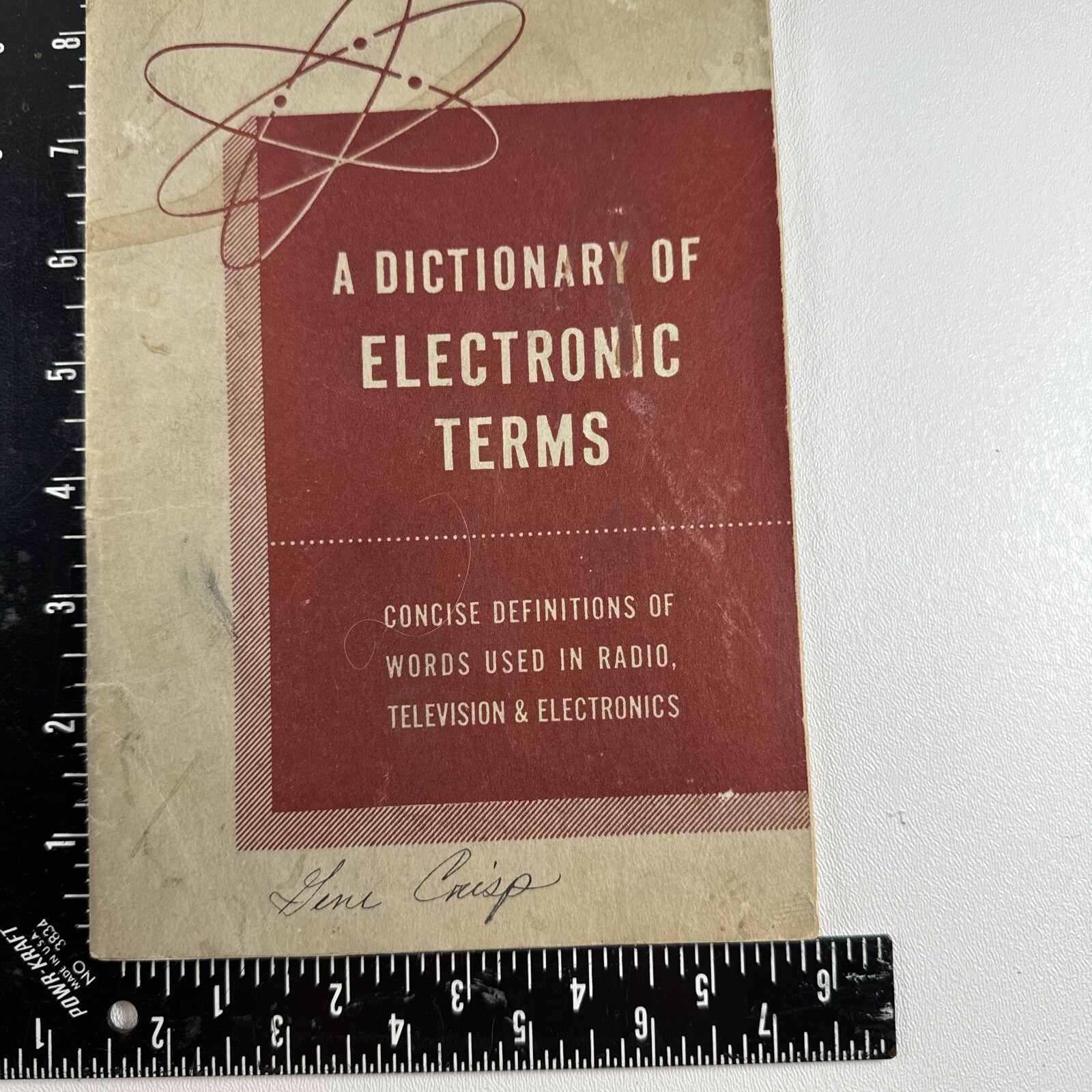 Vtg 1953 Dictionary Of Electronic Terms Published By Allied Radio Shack Read