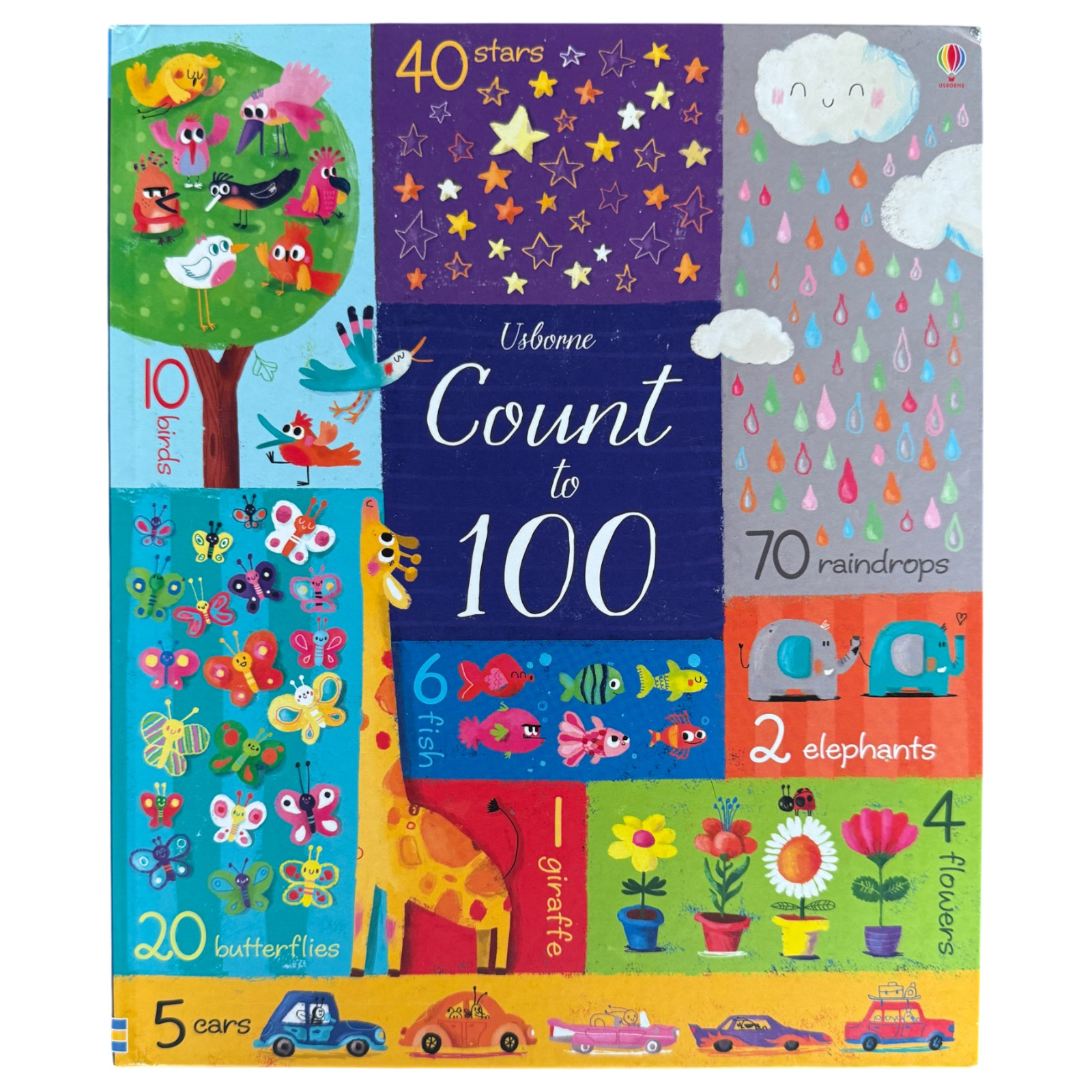 Lot of 6 Counting Themed Board Books Baby Toddler Numbers Math I Spy Monkeys Cat