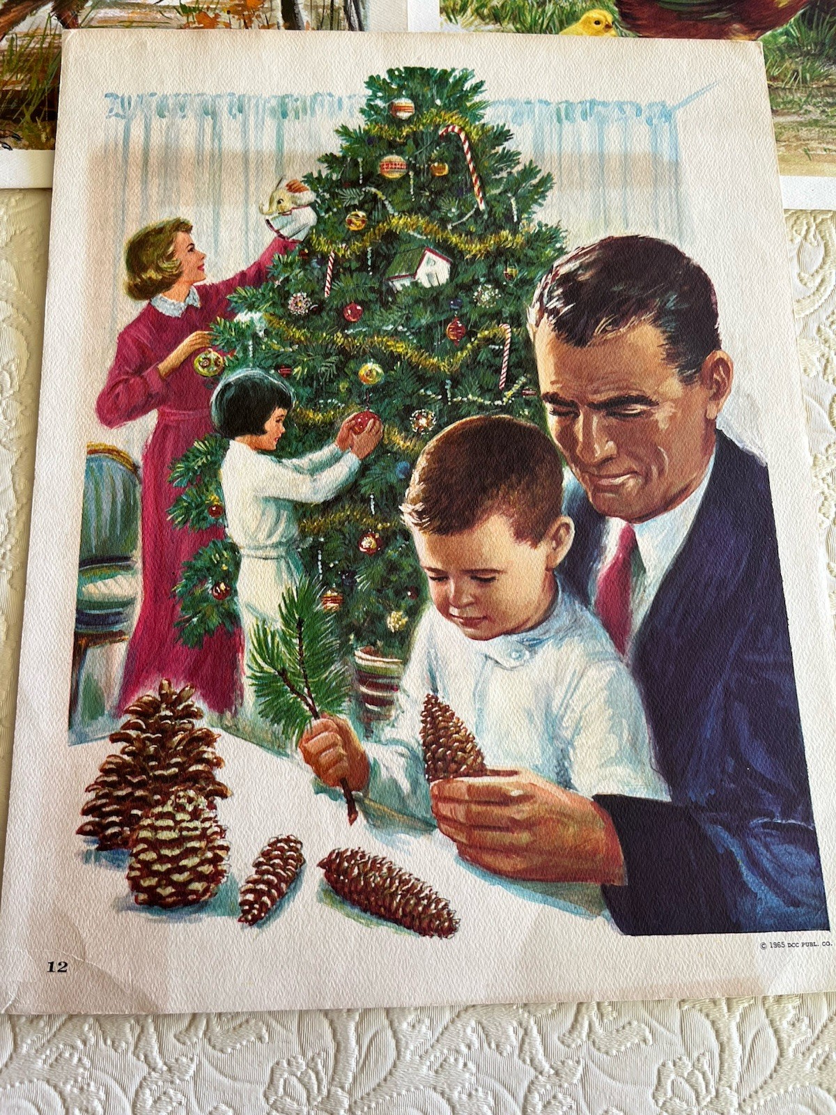 1965 David C Cook Publishing Instructions 7 Holiday Posters Educational ￼