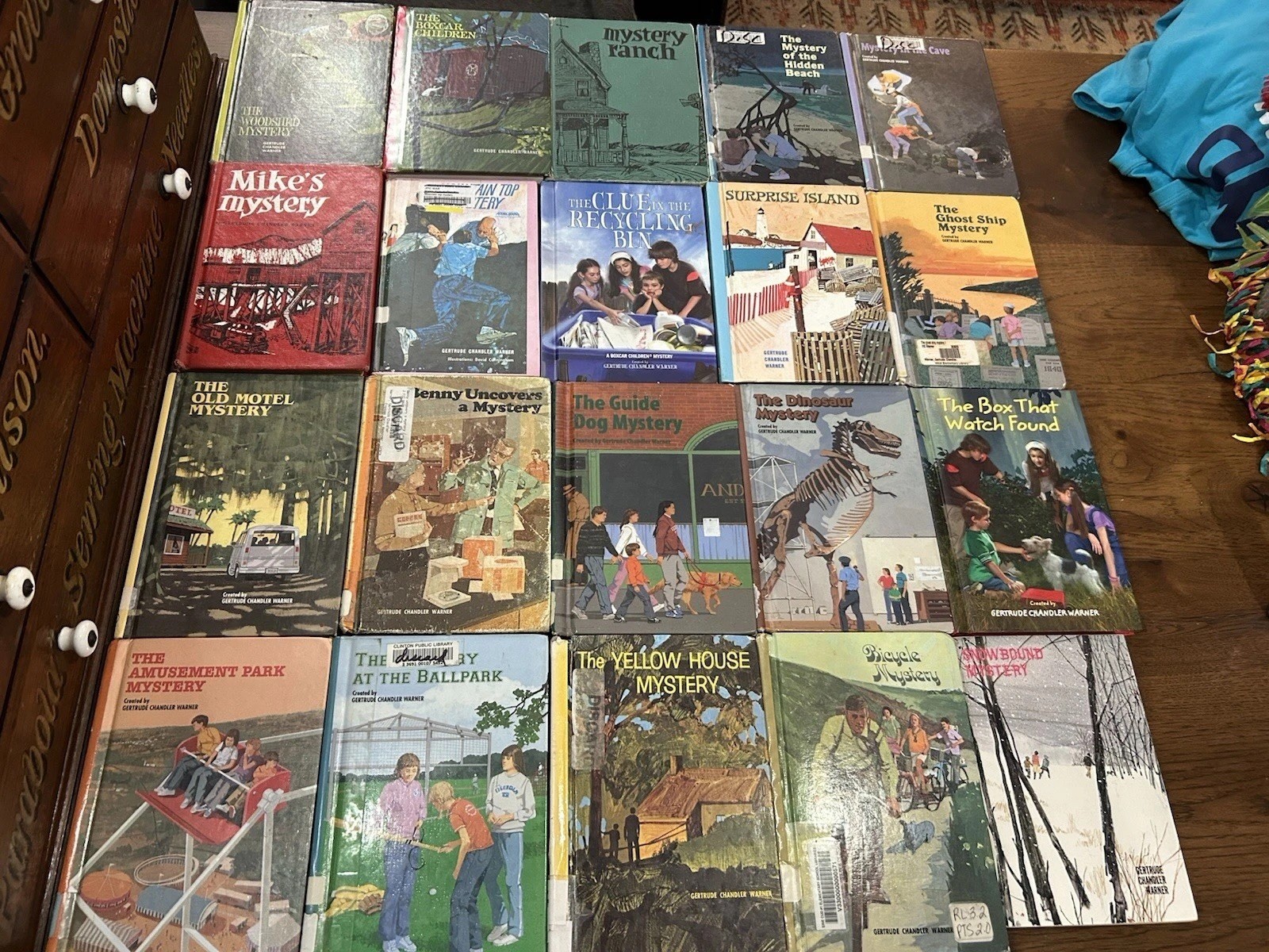 20 BOXCAR CHILDREN Mystery Hardcover Lot by Gertrude Chandler Warner 1980s HC
