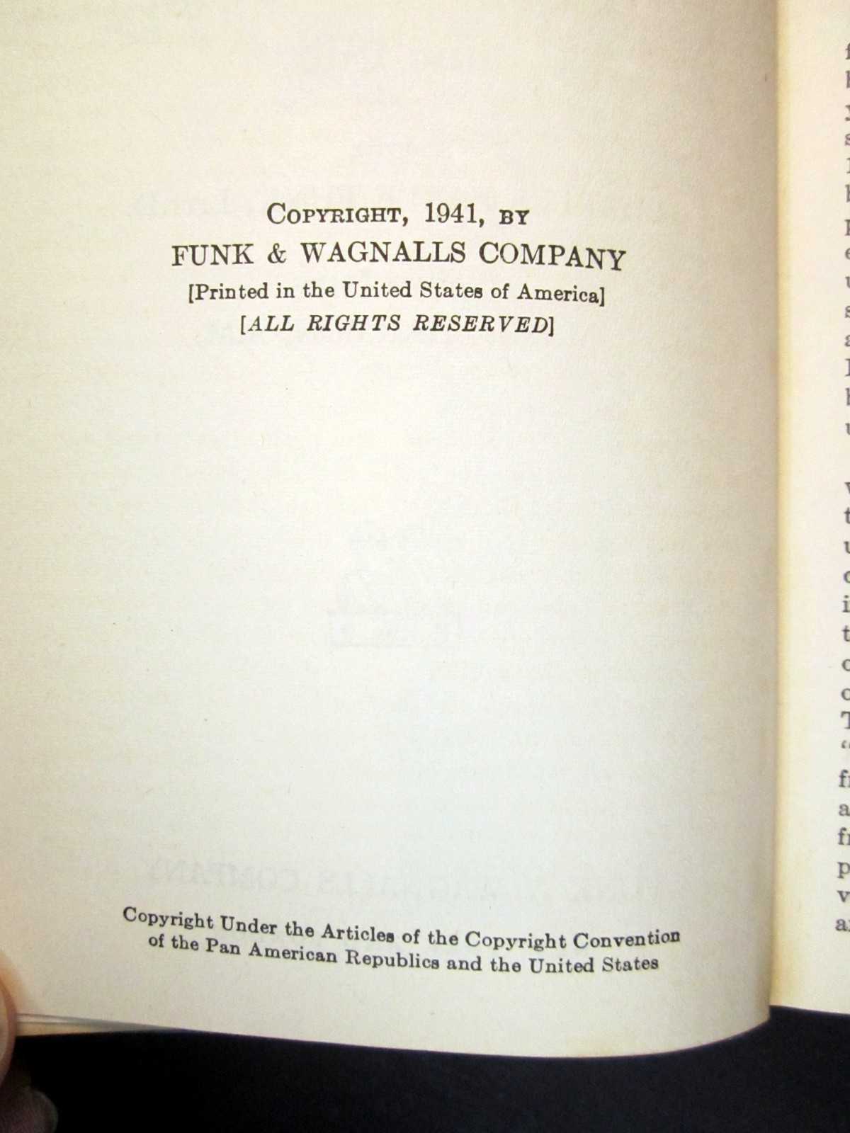 1940 Events – The New Standard 1941 Year Book Funk and Wagnalls pre WWII War HB