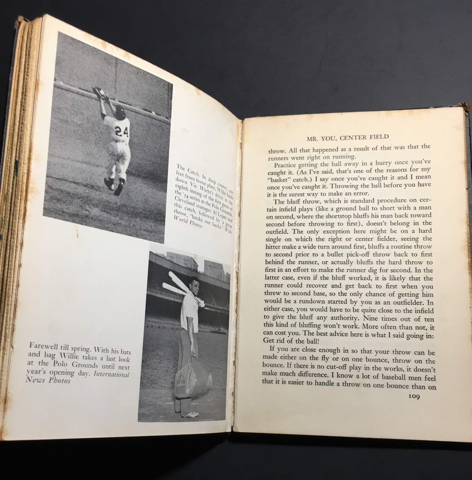 Born To Play Ball, Willie Mays by Charles Einstein Baseball 1955 2nd Impr. HC