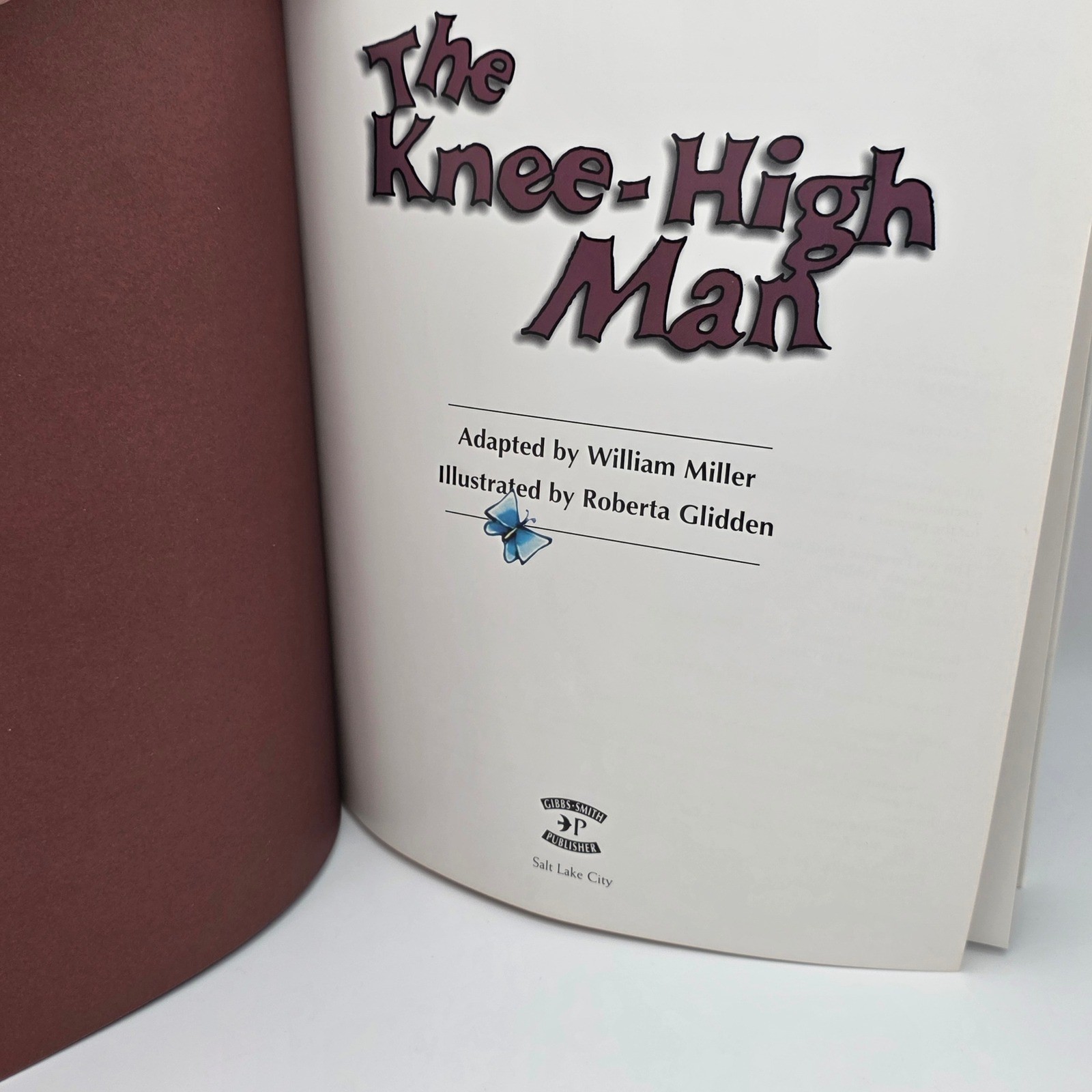 The Knee-High Man Book Kid Hardcover First Edition Folk Tale Vintage Gibbs Smith