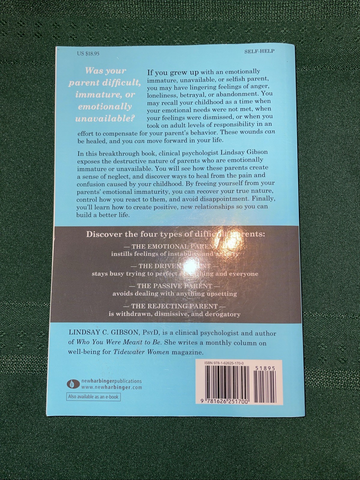 Adult Children of Emotionally Immature Parents Lindsay C. Gibson 2015 Paperback