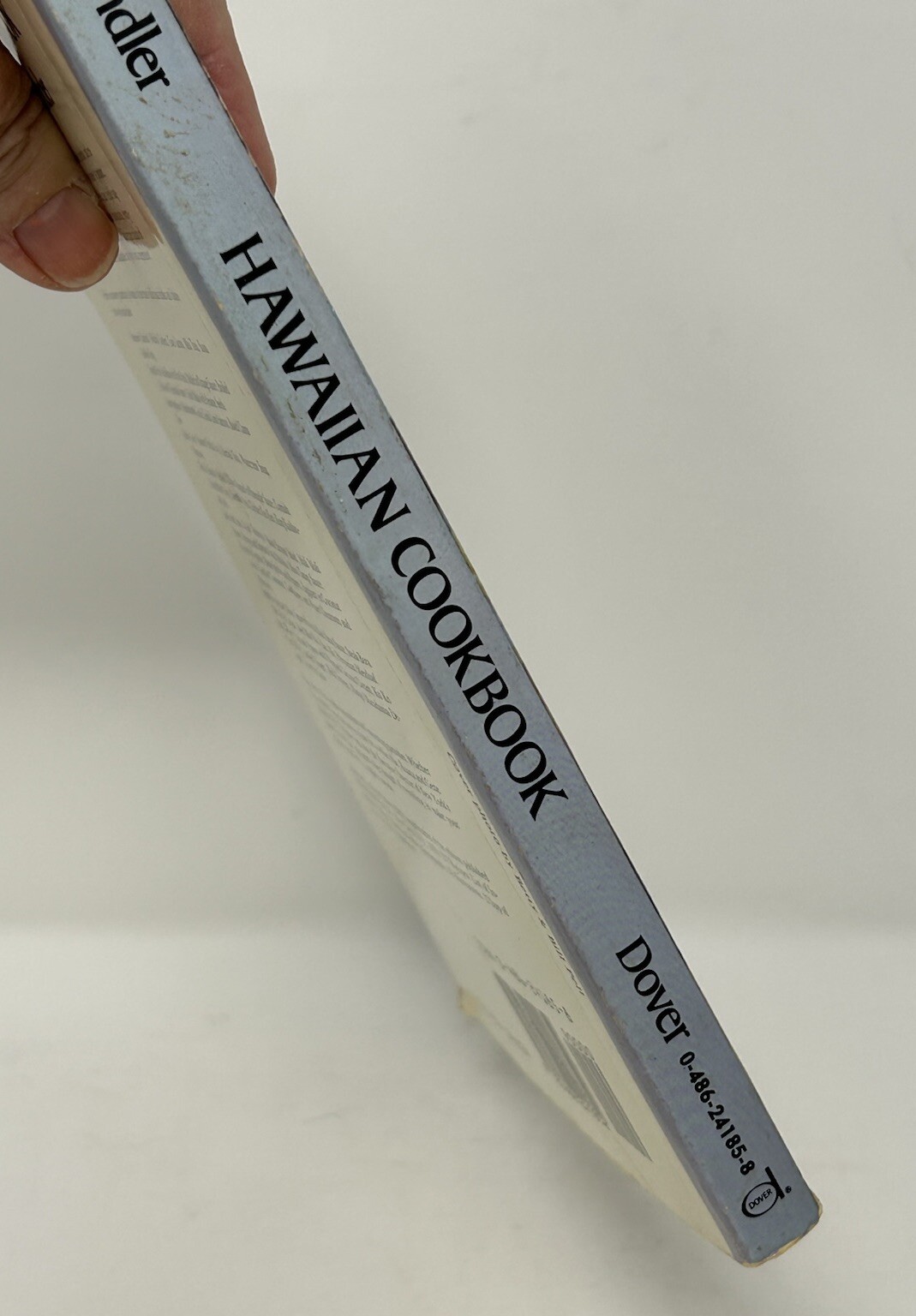 Hawaiian Cookbook Roana and Gene Schindler 272 pages Dover Edition VTG