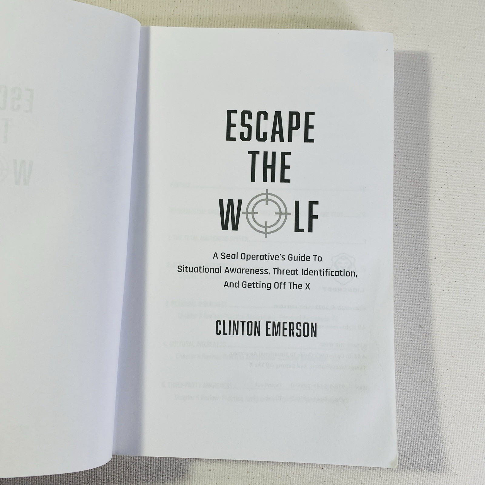 Escape the Wolf by Clint Emerson 2012 Trade PB