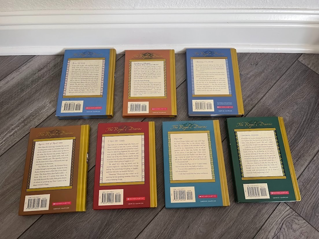Lot of 18 Dear America + Royal Diaries Scholastic Hardback Books
