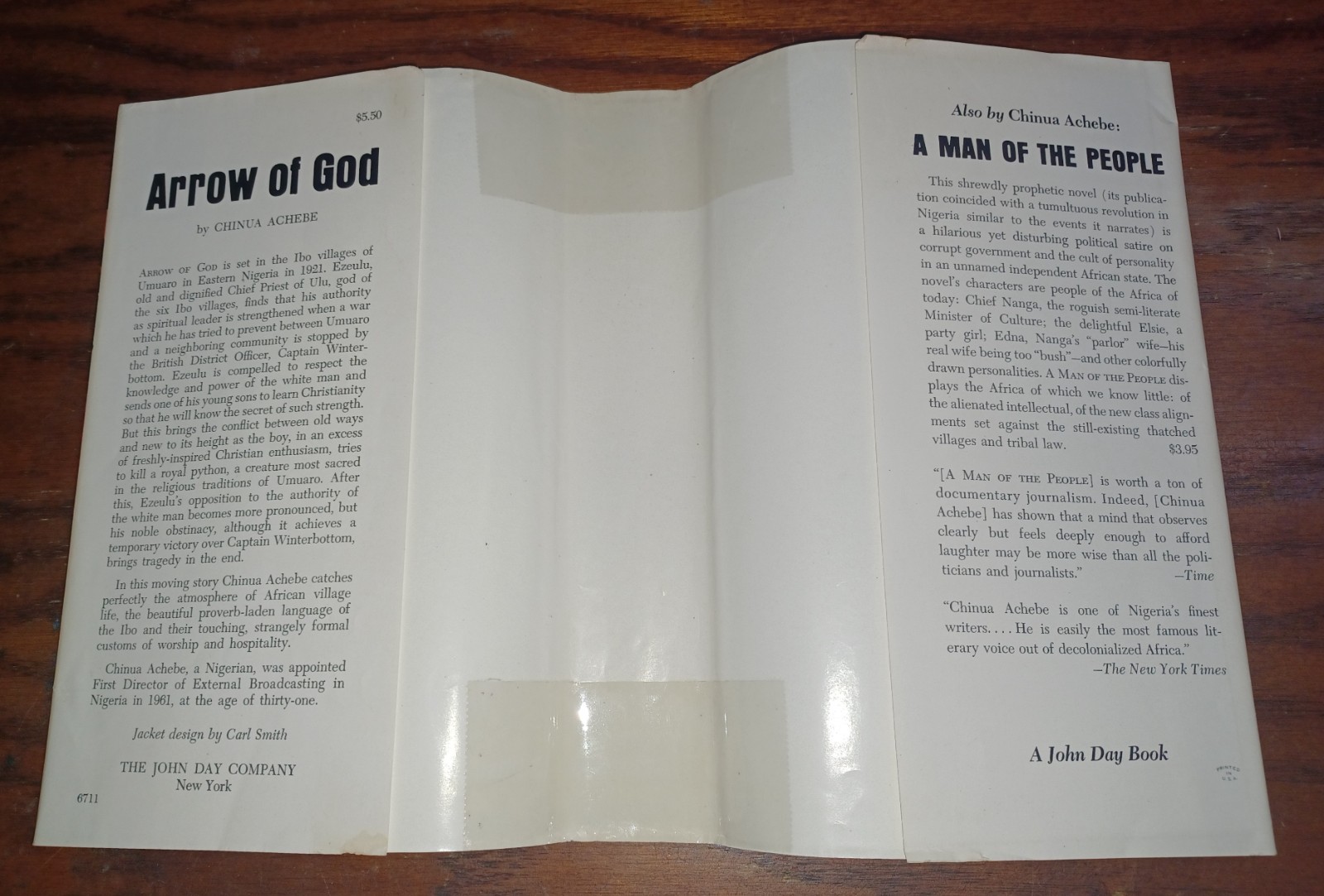 Chinua Achebe / Arrow of God / 1967 1ST AMERICAN EDITION HBDJ