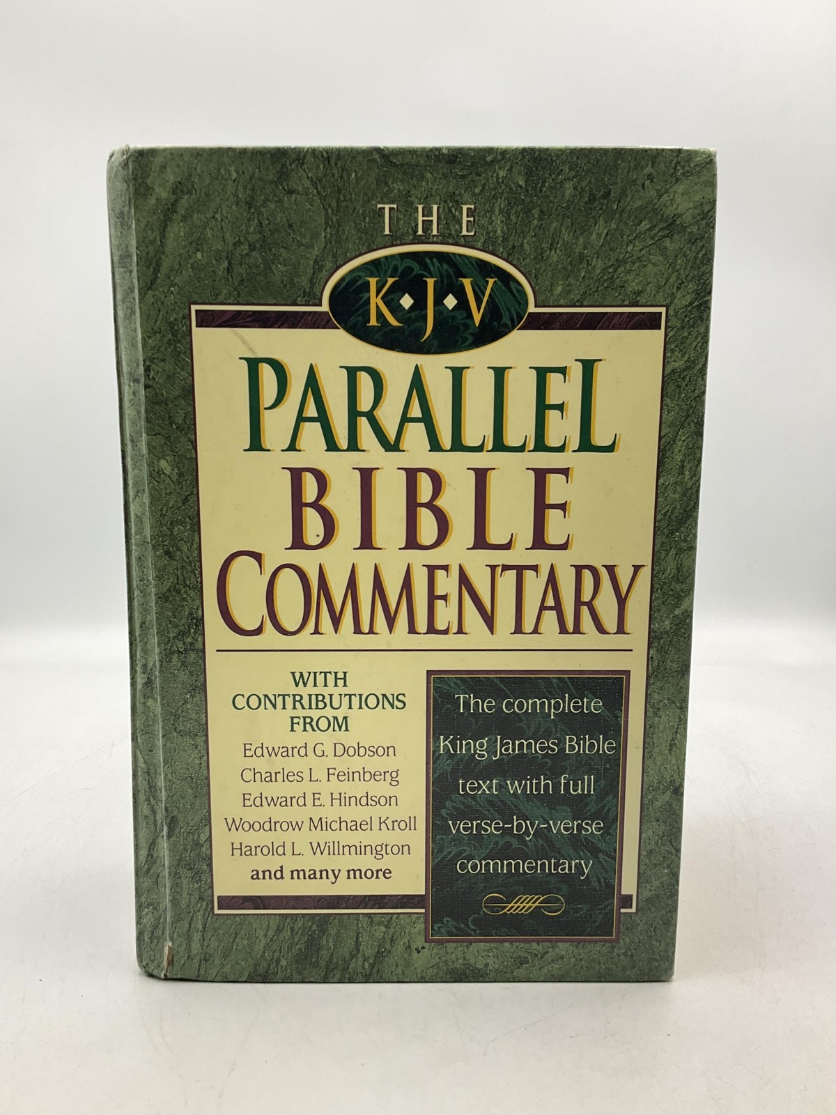 The KJV Parallel Bible Commentary Edward E. Hindson Thomas Nelson HC 1994 Green