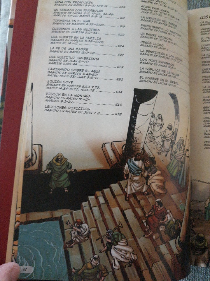 La Biblia En Accion, Graphic Novelization, Spanish Language 2023 VG