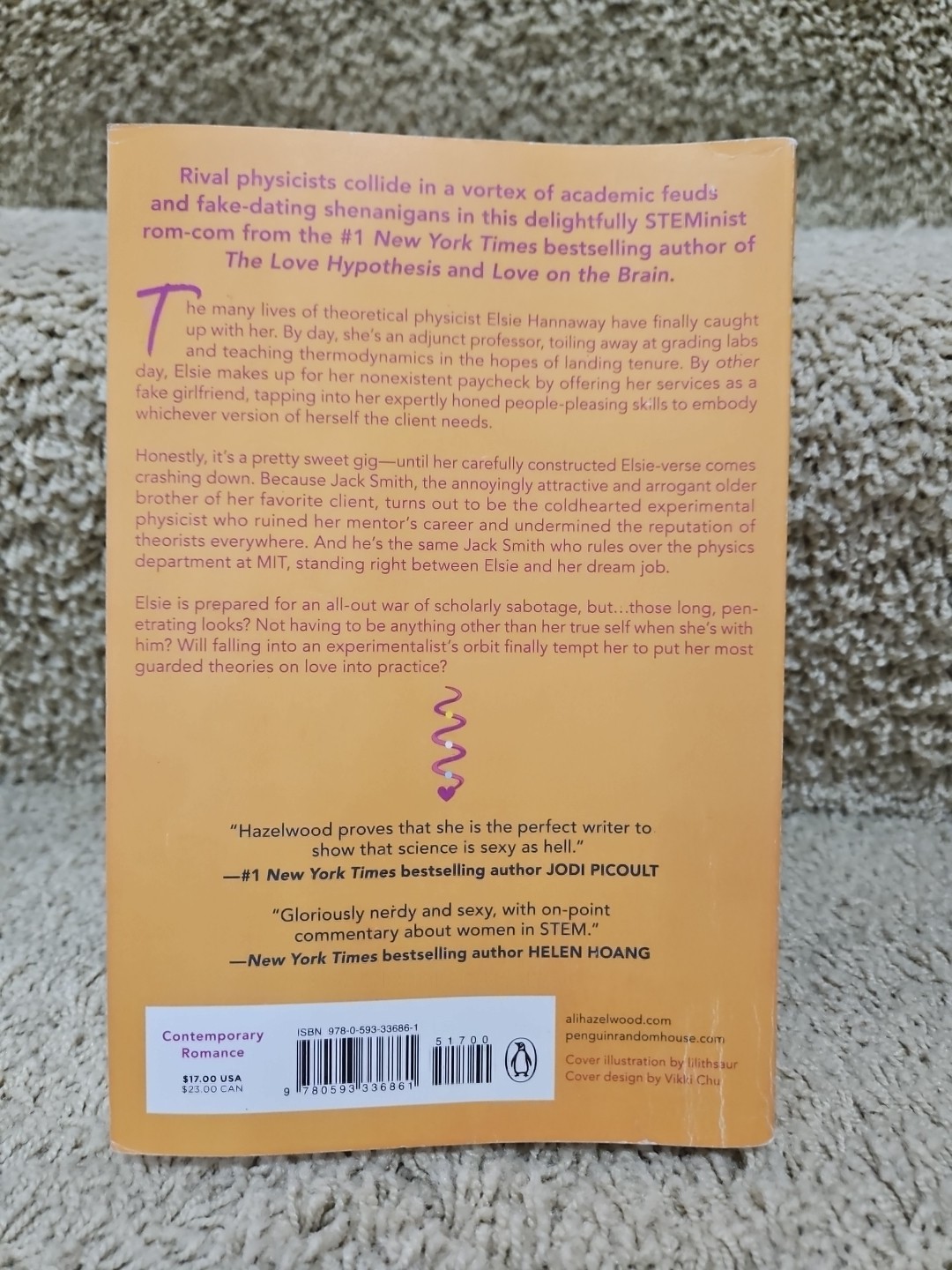 Love, Theoretically by Ali Hazelwood (2023, Trade Paperback)