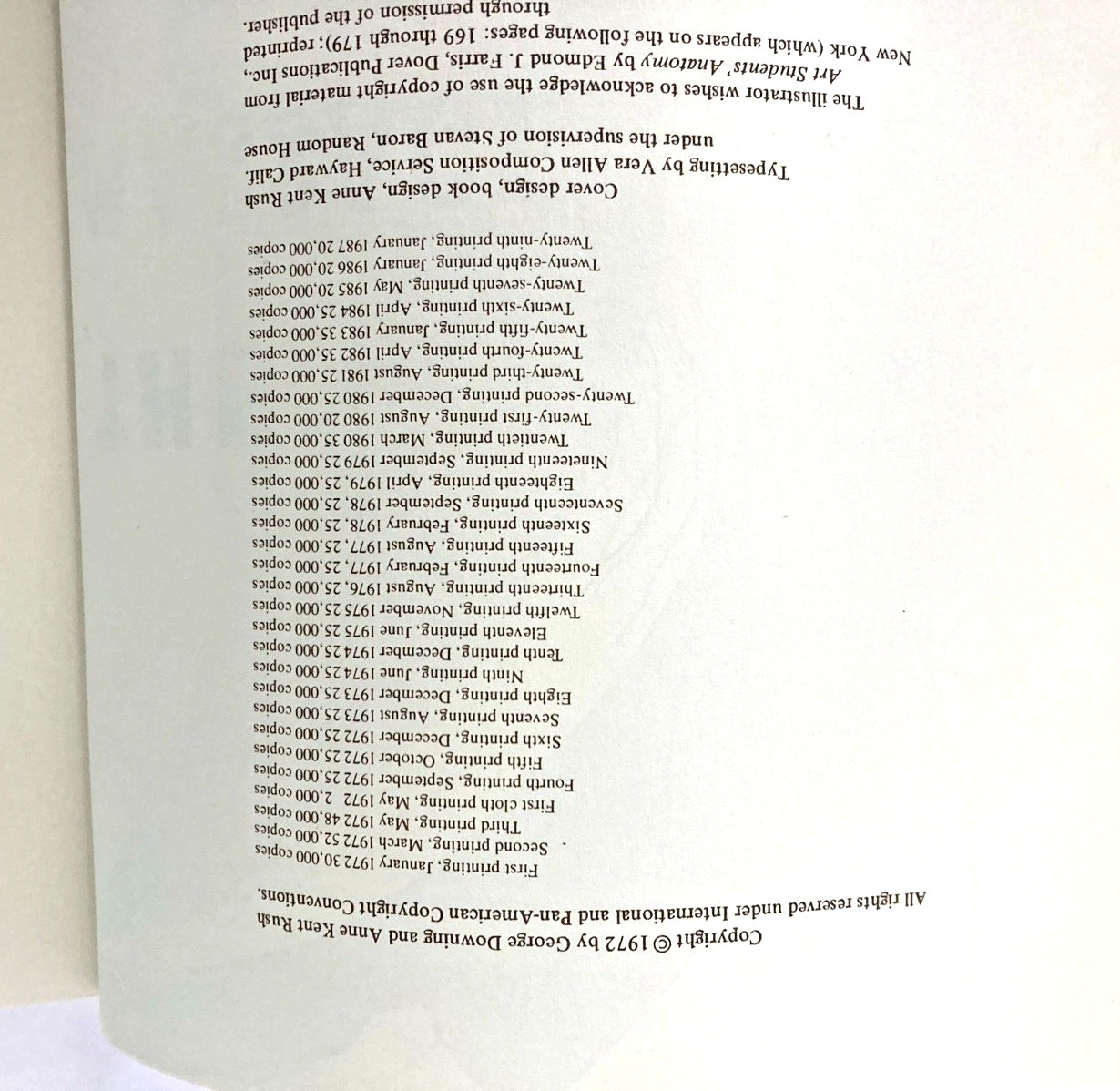THE MASSAGE BOOK George Downing 1972 Esalen Institute Methods Relaxation