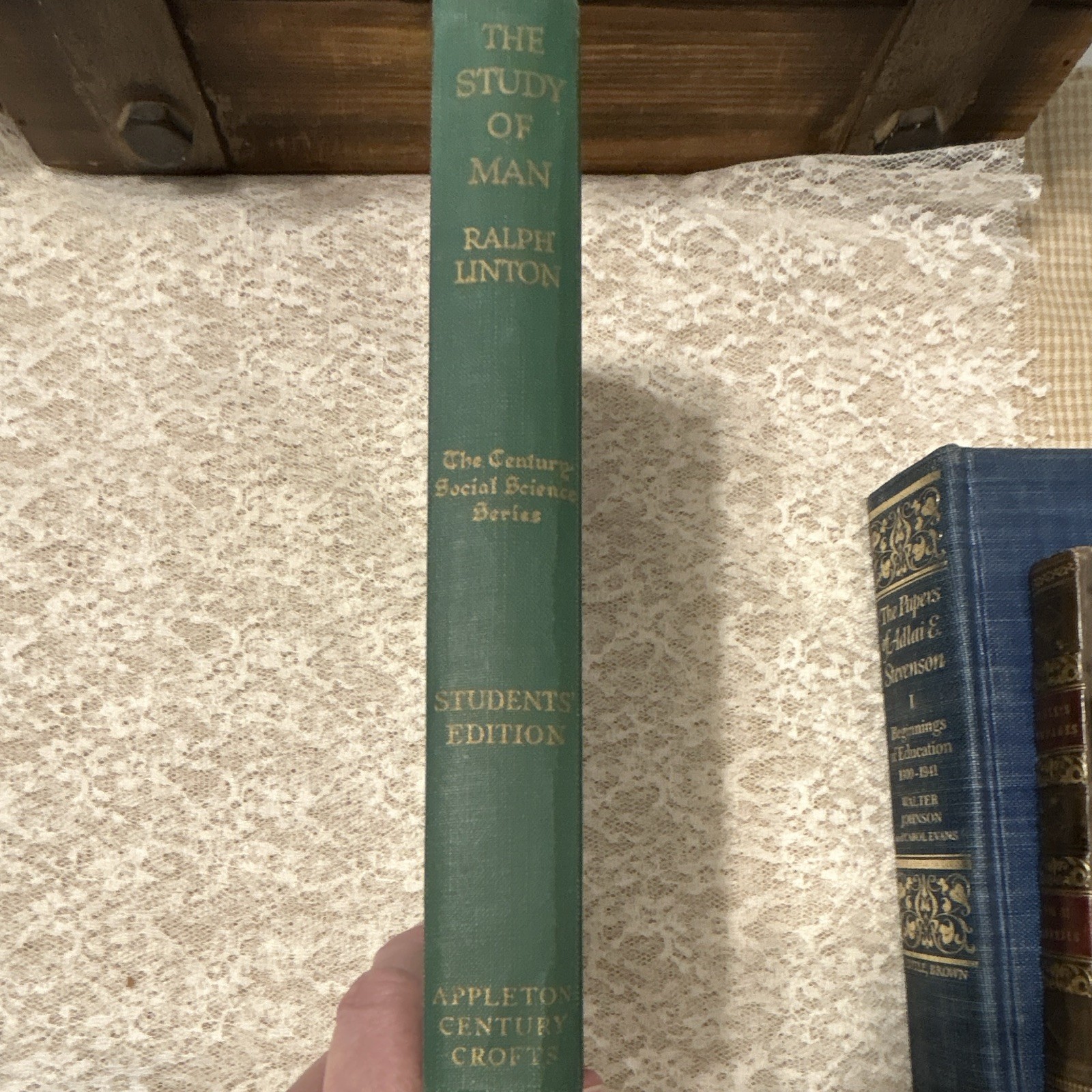 The Study of Man Ralph Linton HC Student Edition 1936 D. Appleton-Century