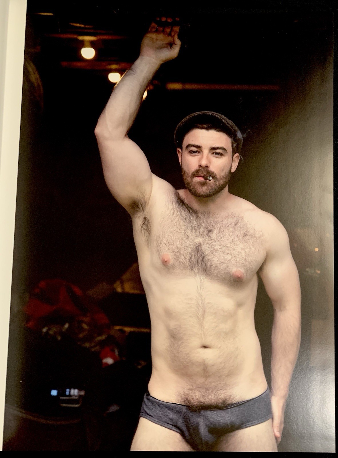 GARAGE BDE VIRILE GIRTH 13 LONG BULGE UNCUT ERECT SWEAT JOCK MUSCLE Paul Freeman