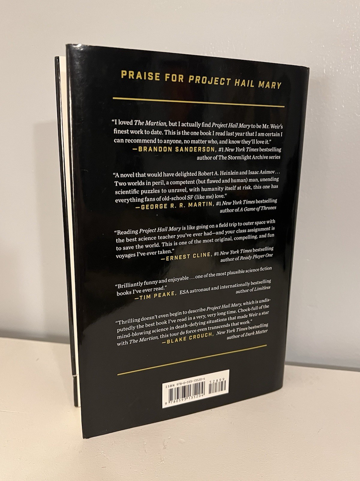 Project Hail Mary – Andy Weir (2021, Hardcover) First Edition/First Printing