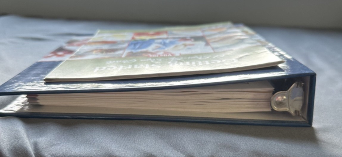 VITA-MIX Whole Food Recipes For Better Living ringed binder & Getting Started Gu
