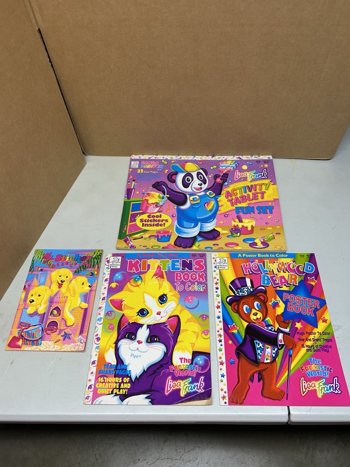 Lot Of Lisa Frank Coloring And Activity Books READ DESCRIPTION
