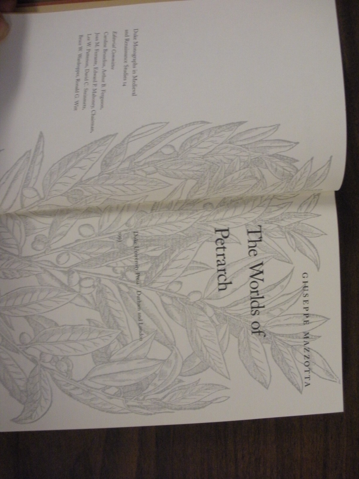 The Worlds of Petrarch (Duke Monogr…, Mazzotta, Giuse
