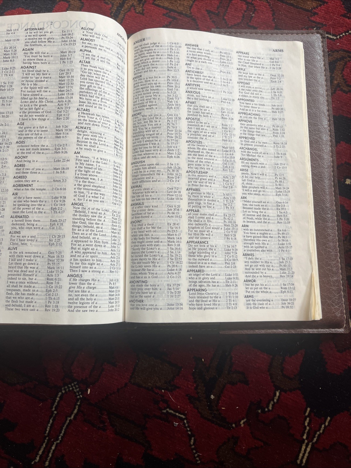 1985 Nelson The Prophecy Edition Bible 403HC Hardcover w/ Leather Cover