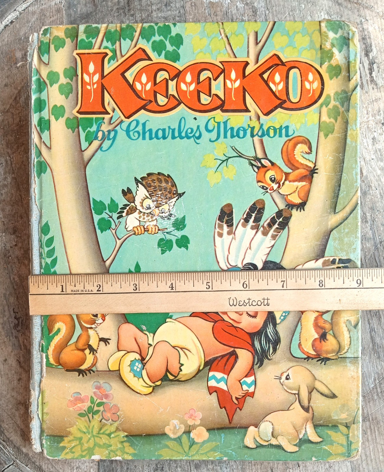 Keeko ~1947 Vintage HC~ Charles Thorson Bugs Bunny Snow White Designer Illust 🪶