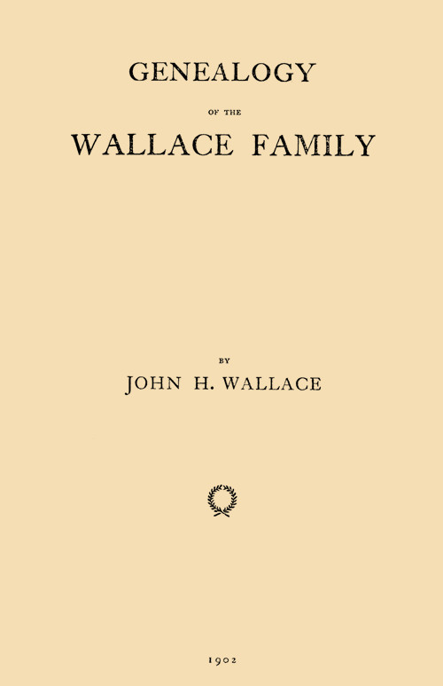 Genealogy of the Wallace Family