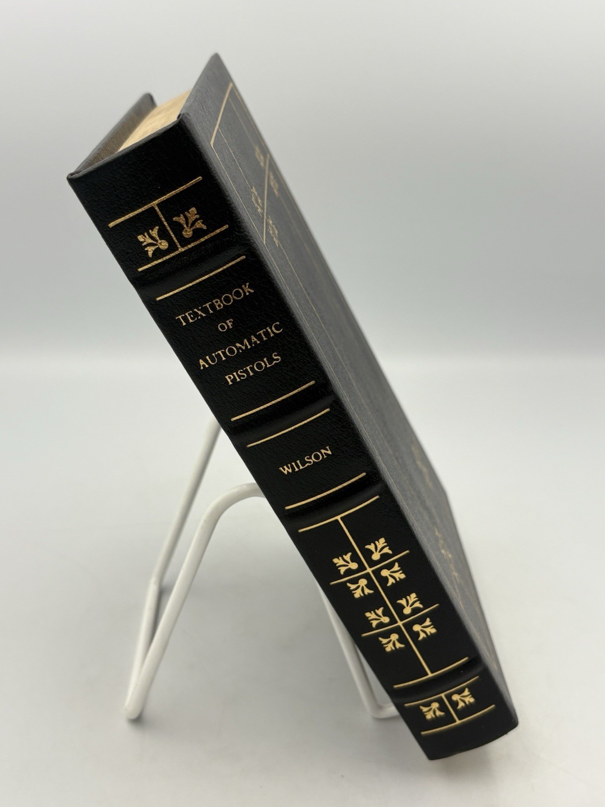Textbook Of Automatic Pistols By Wilson Special Edition Leather Bound HC