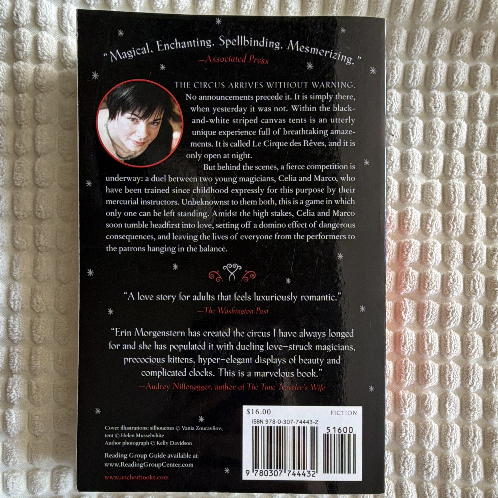 Erin Morgenstern The Night Circus: A Novel 2012 Trade Paperback Anchor Books