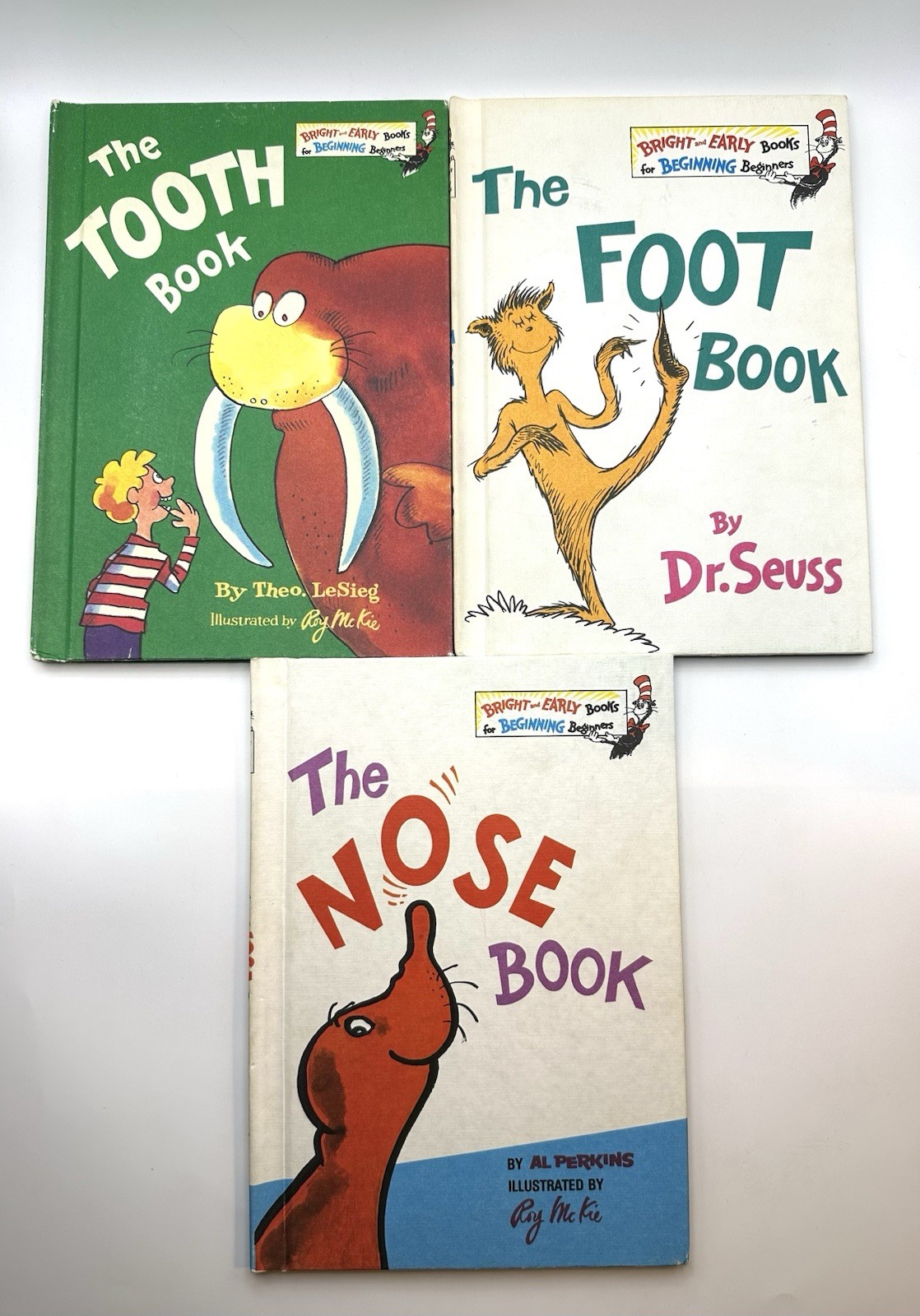 VINTAGE 1960’S-1970’S Dr Seuss Book Lot of 15 Bright & Early For Beginners