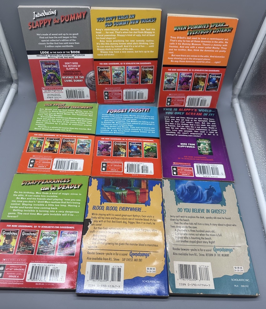 Mixed Lot of 19 Goosebumps Books Horrorland 1-10 Living Dummy 1-3 Etc RL Stine