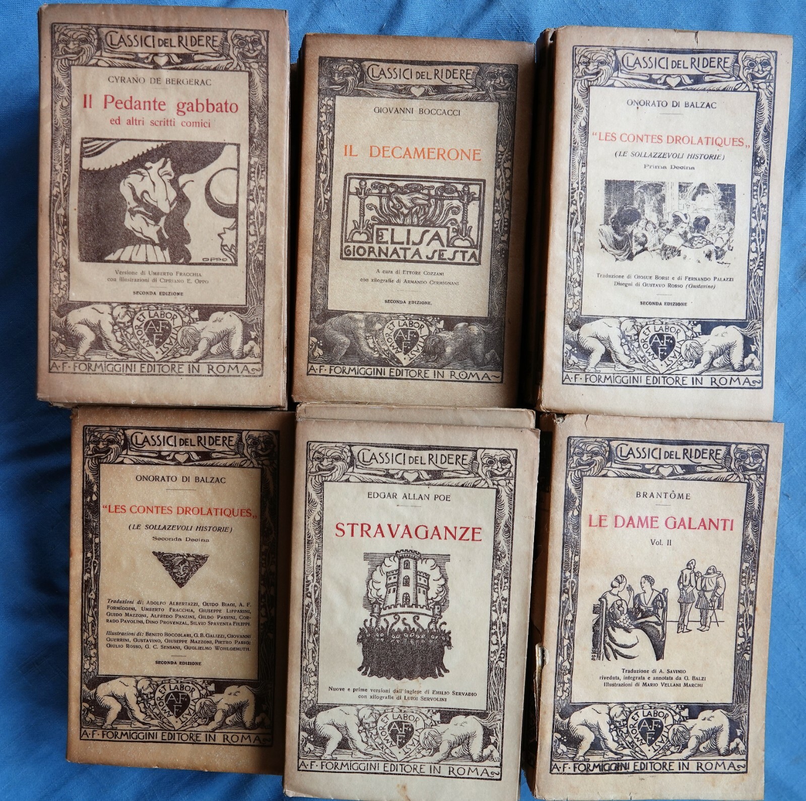 32 BOOKS LITERARY CLASSICS SOFTBOUND CLASSICI DEL RIDERE ILLUSTRATED 1920s-1930s