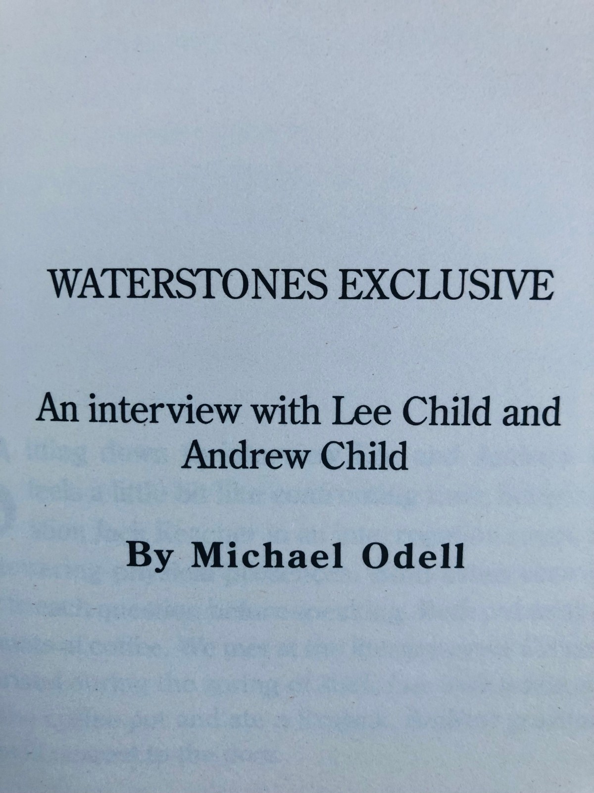 SIGNED Exit Strategy by Lee Child and Andrew Child WATERSTONES EXCLUSIVE UK 1/1