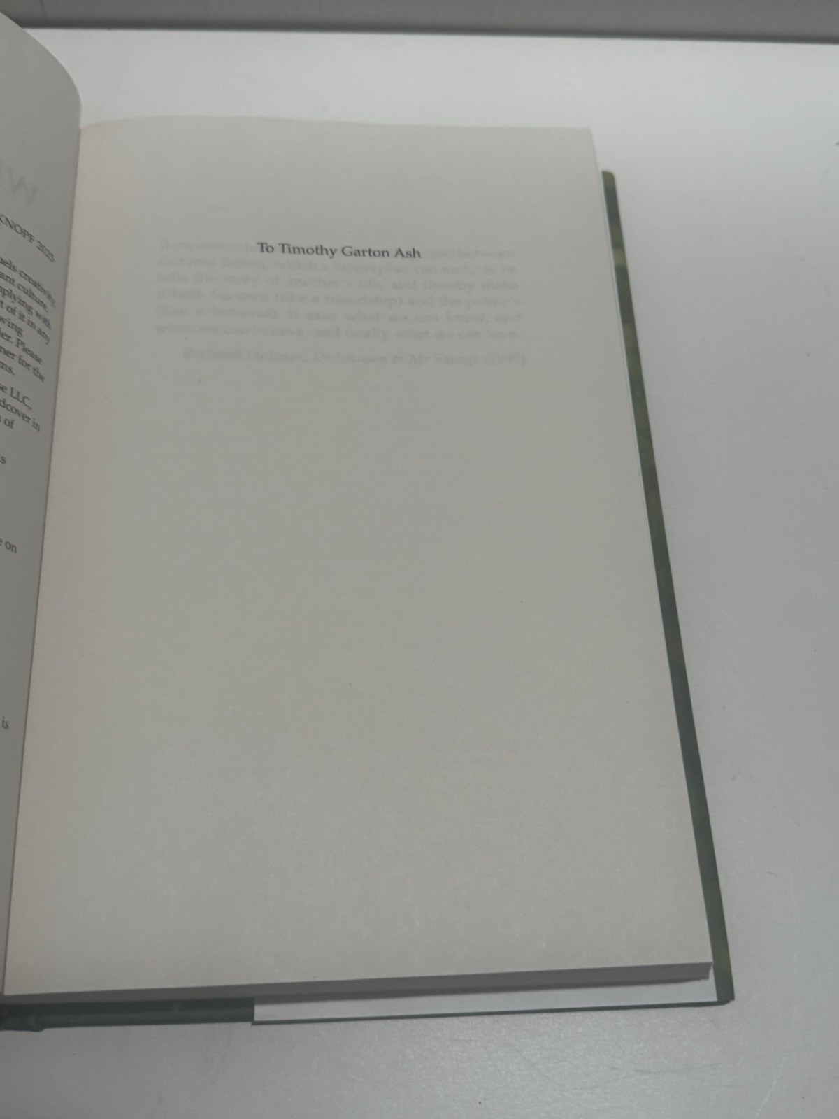 What We Can Know By Ian McEwan -Knopf, 2025 | SIGNED | First Edition Hardcover
