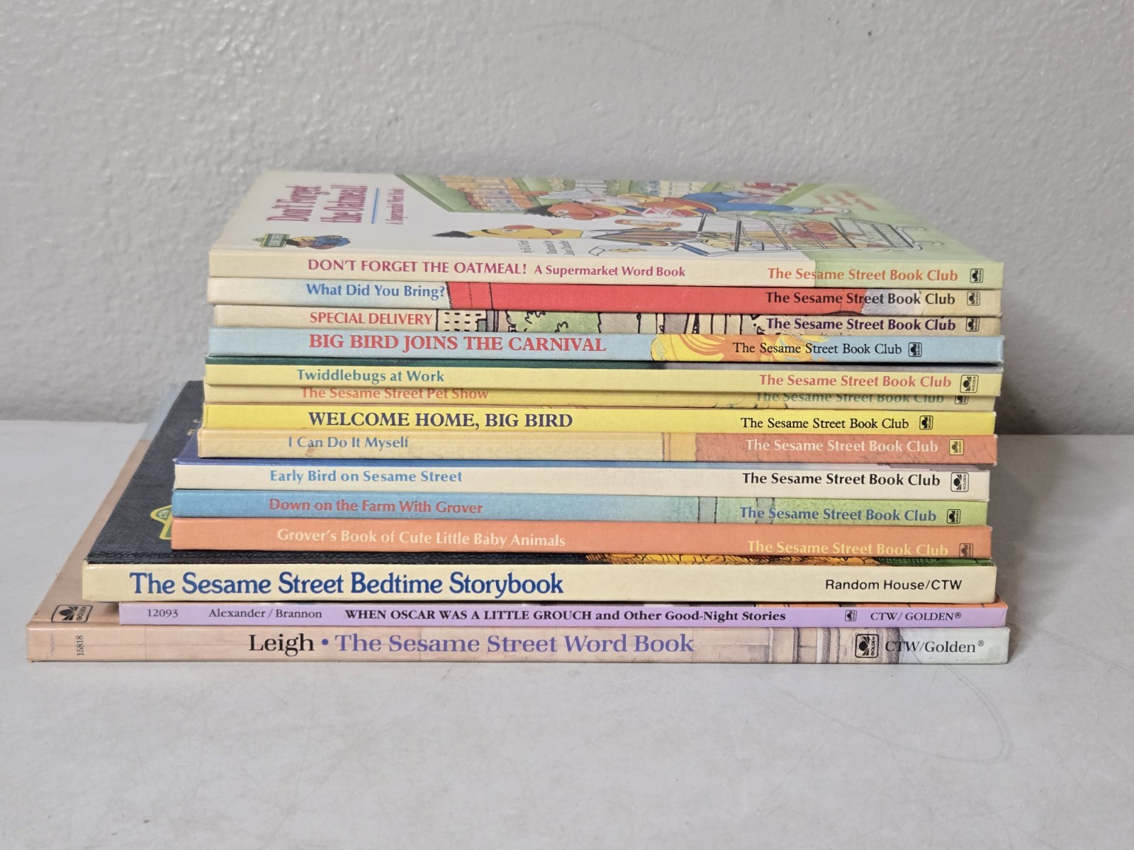The Sesame Street Book Club Lot of 14 Books Kids Reading Random House Golden