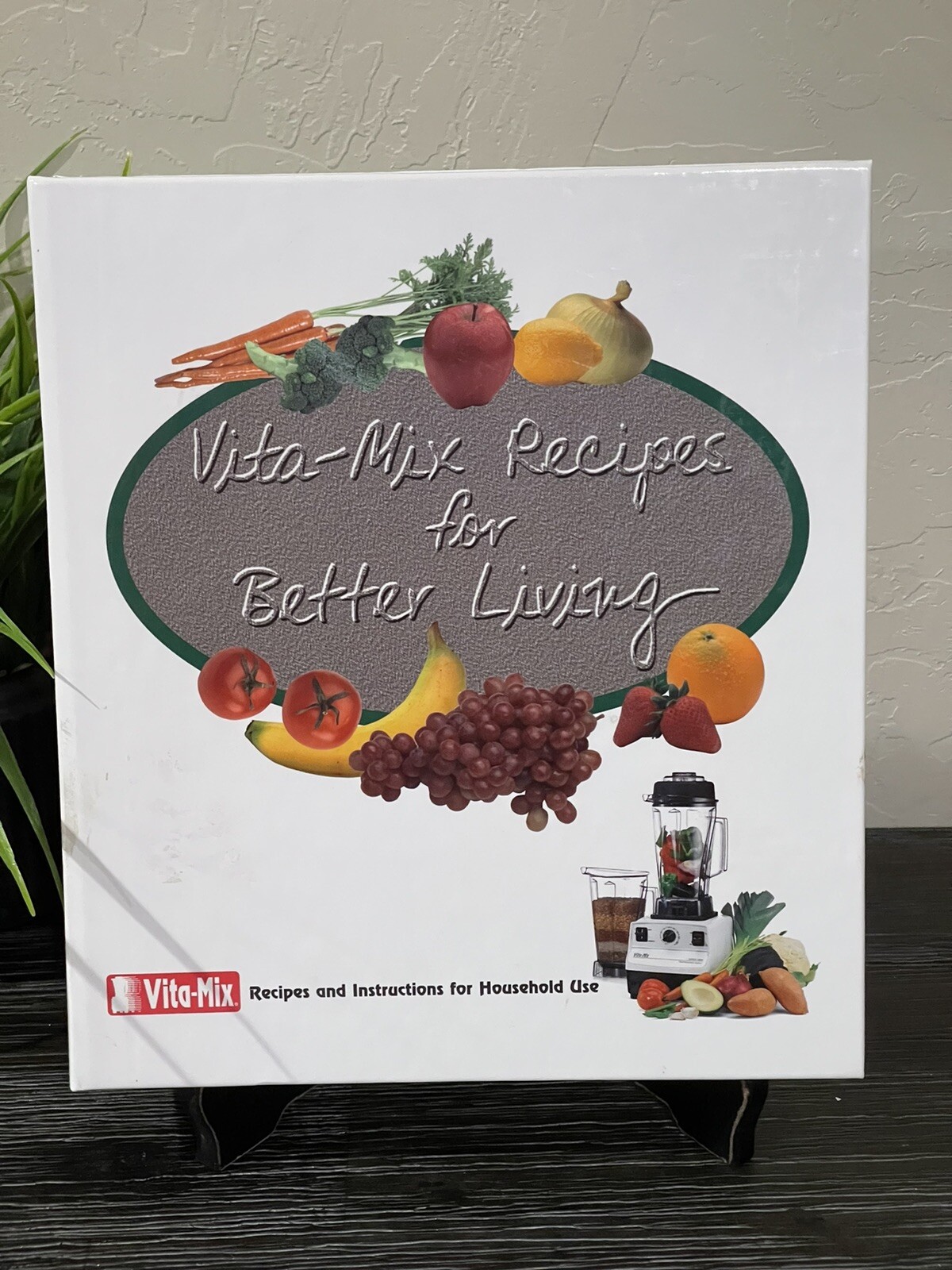 Vita-Mix Recipes For Better Living Cookbook 3 Ring Binder With Owner’s Manual