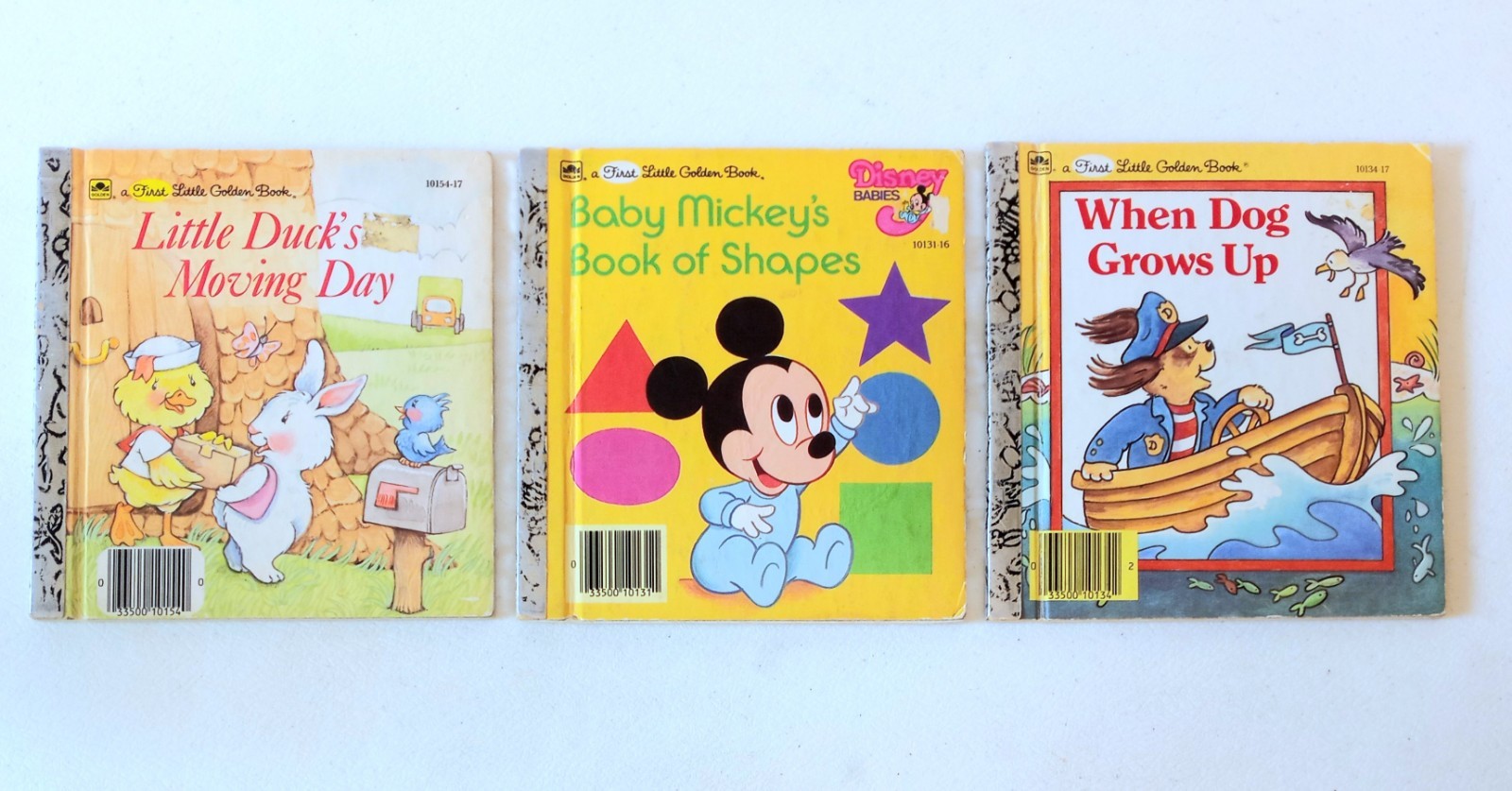 Lot of 15 VINTAGE 80s My First Little Golden Books Teacher Library Pediatrics