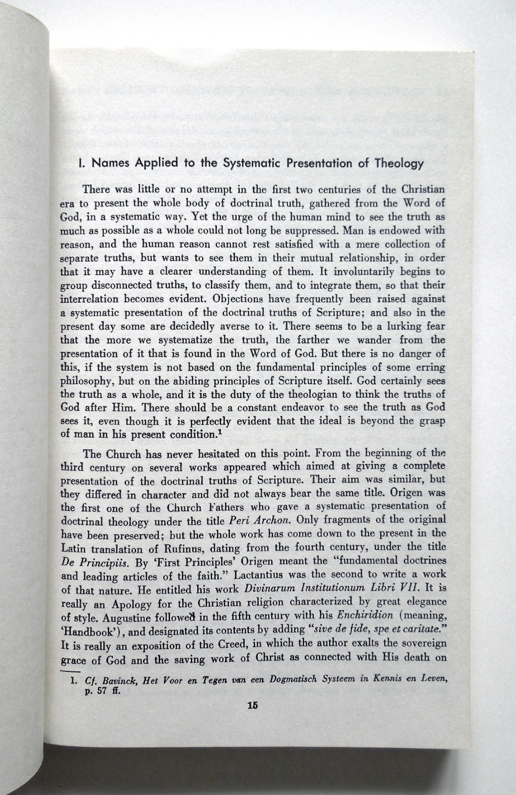 Introduction to Systematic Theology – Louis Berkhof, 1979 sc, Baker Book House